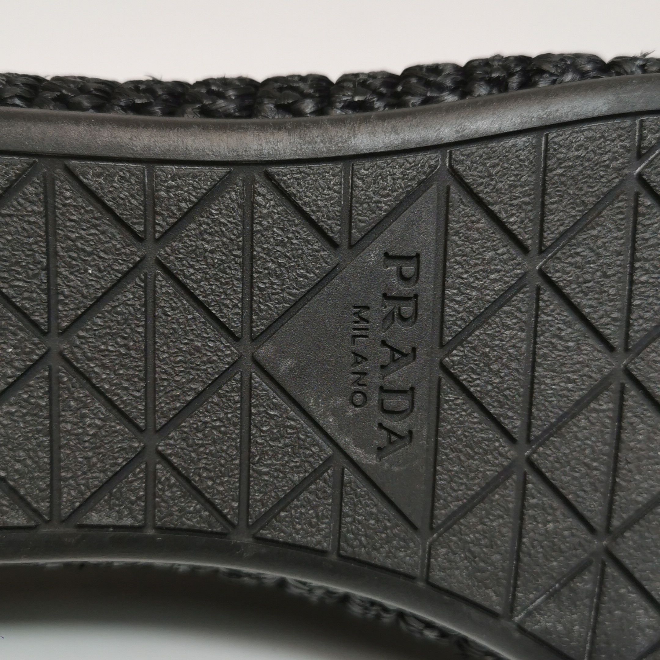 Prada Prada Woven Triangle Logo Slip-ons 41 Size US 8 / EU 41 - 12 Thumbnail