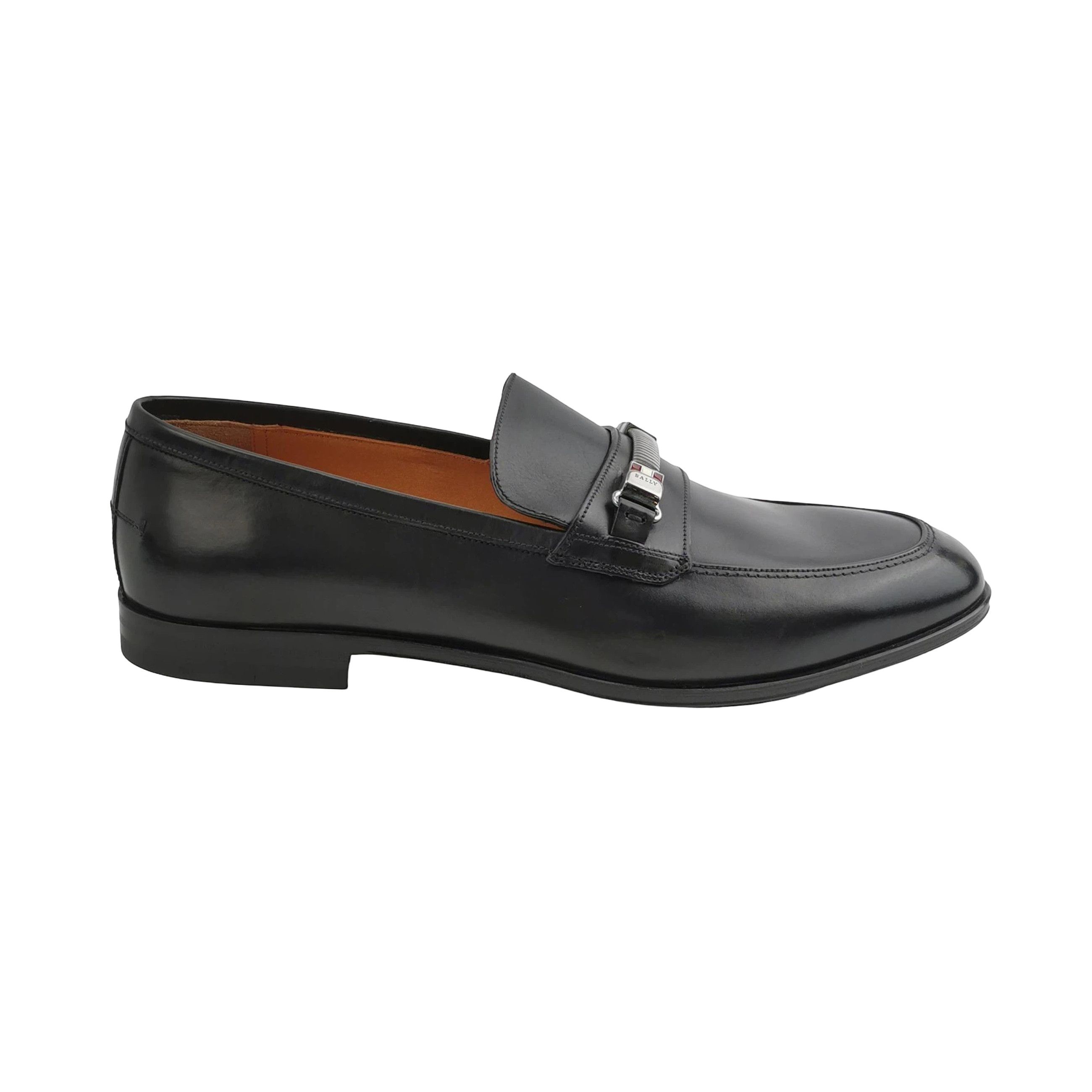 Bally Bally Black Leather Bit Loafers Size US 10 Size US 10 / EU 43 - 2 Thumbnail