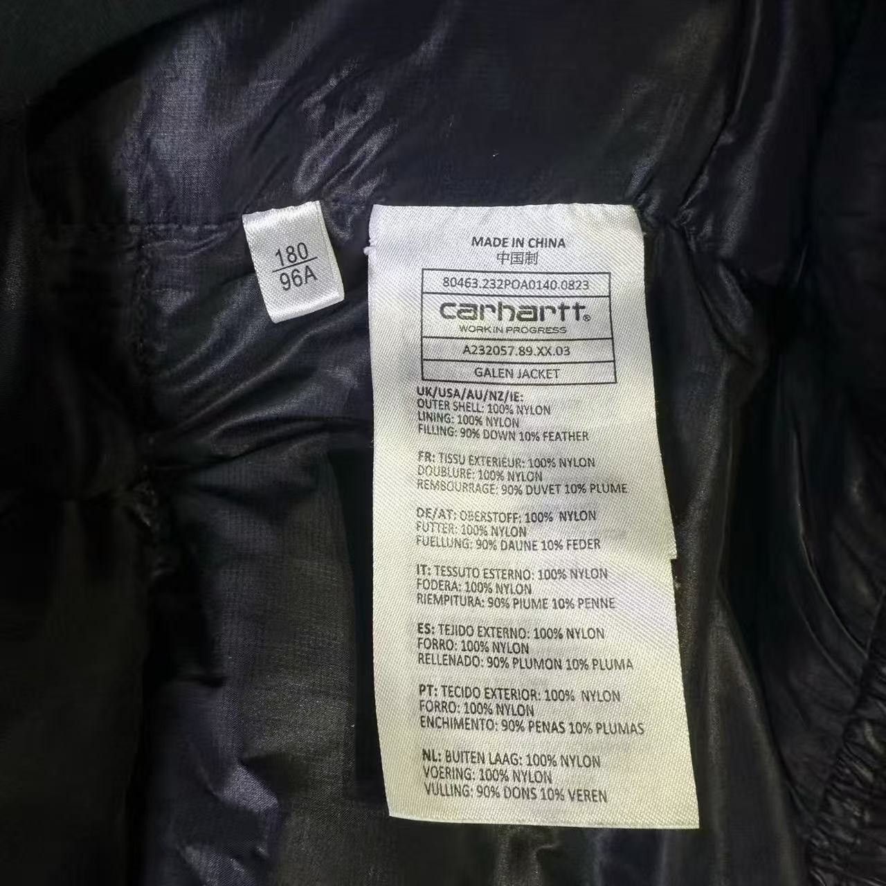 Carhartt Wip Carhartt WIP Down Black Heavy Coat l Men Size US L / EU 52-54 / 3 - 9 Thumbnail
