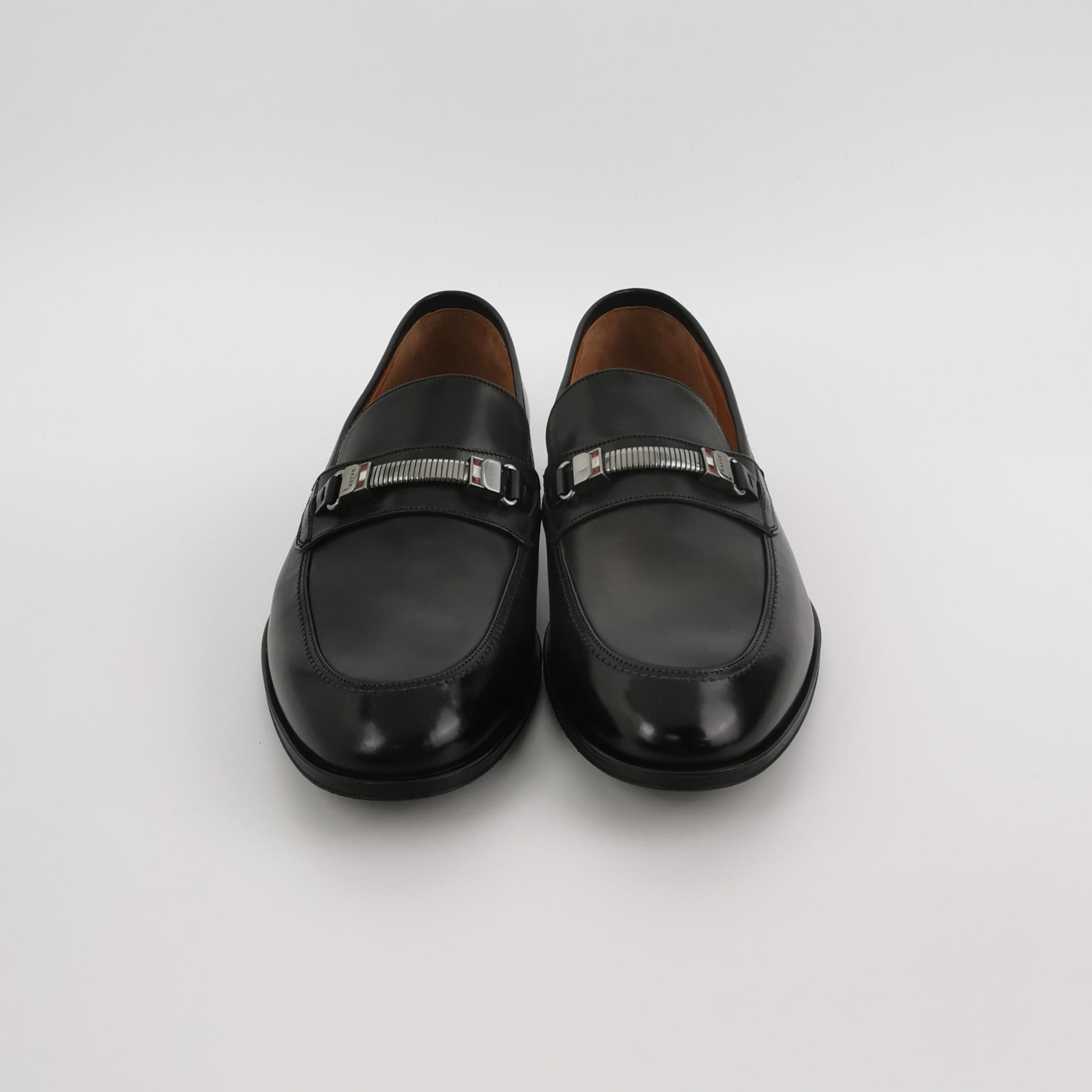 Bally Bally Metal Logo Leather Loafers Size 42 Size US 9 / EU 42 - 4 Thumbnail