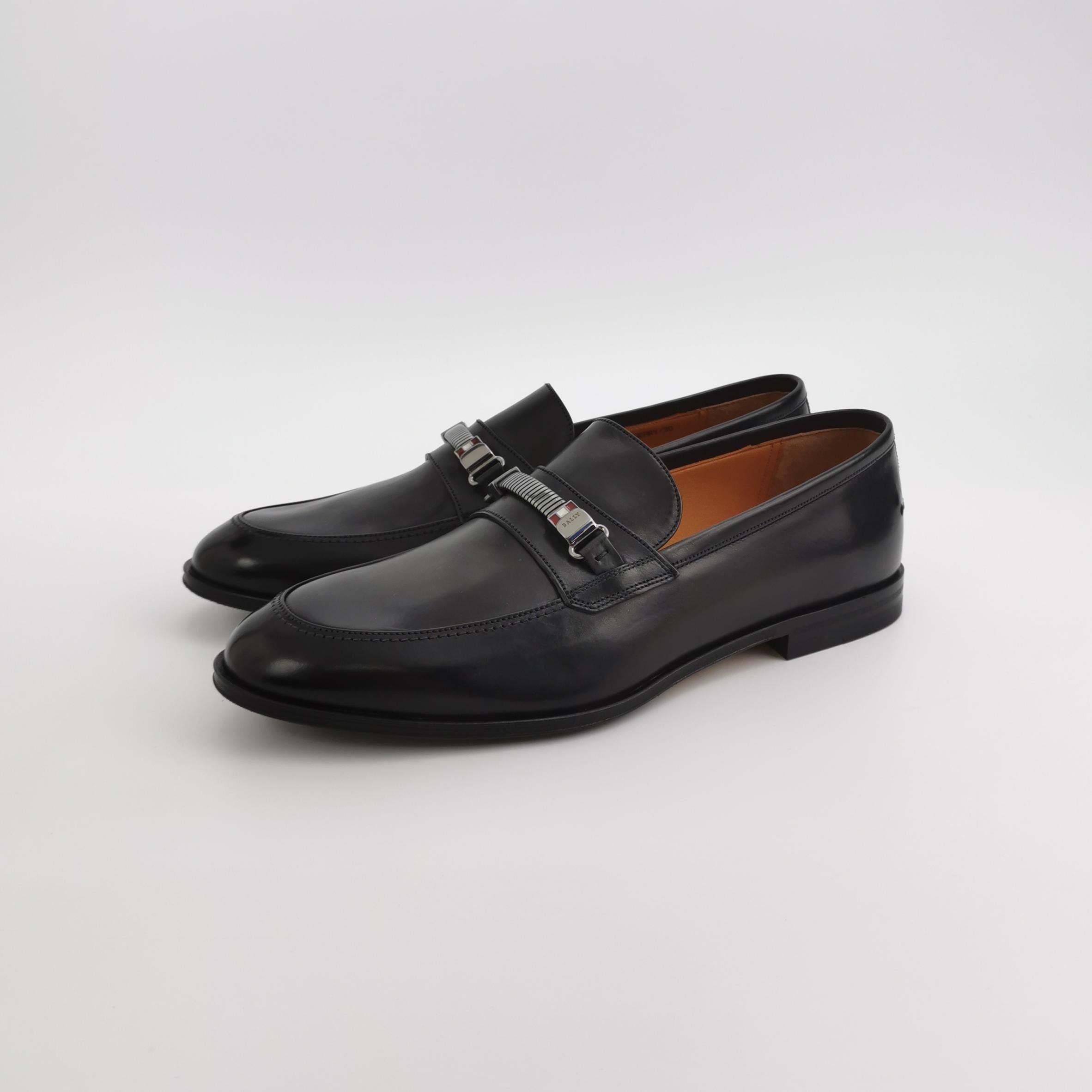 Bally Bally Metal Logo Leather Loafers Size 42 Size US 9 / EU 42 - 3 Thumbnail