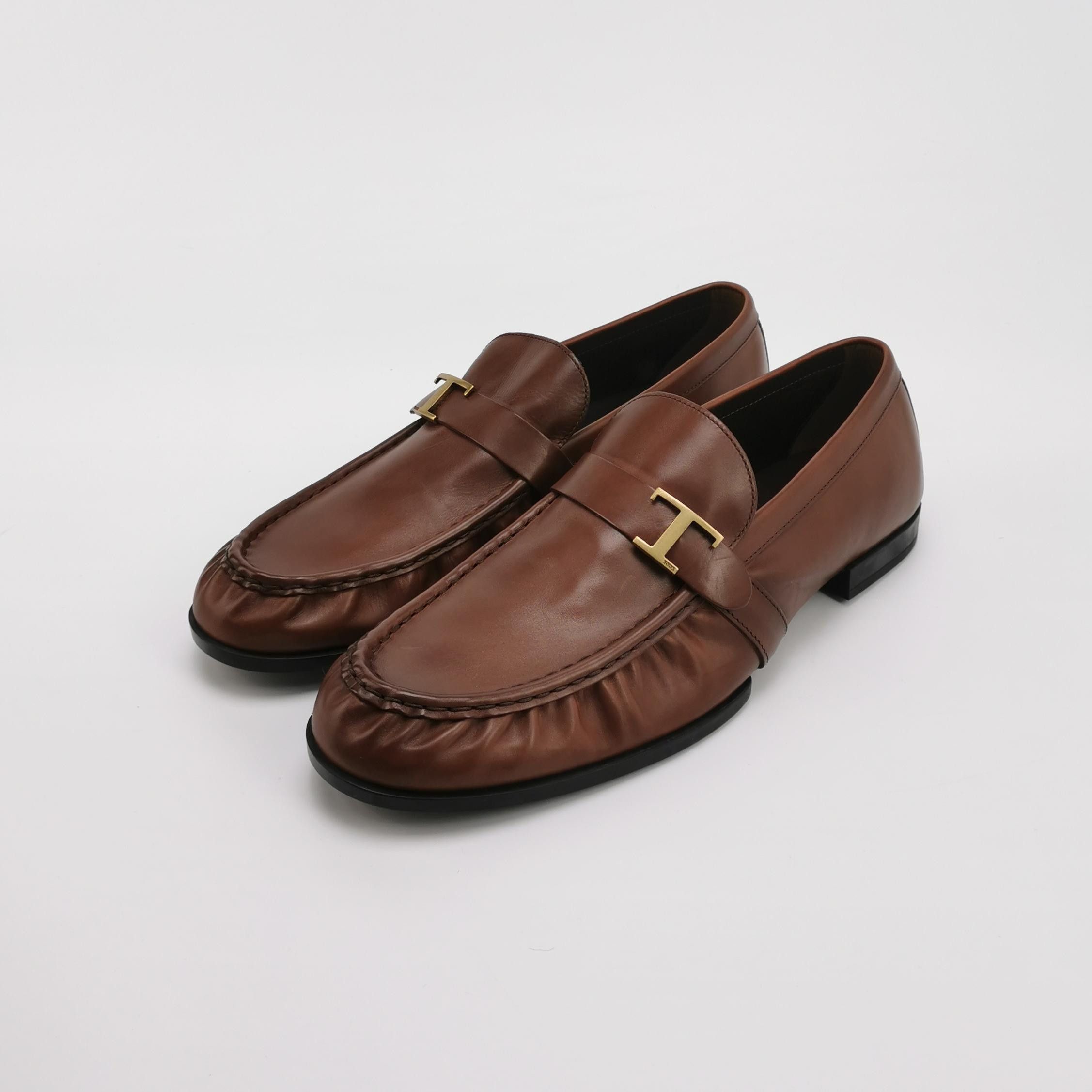 Tod's Tod's T-Logo Leather Loafers 44.5 Size US 11 / EU 44 - 3 Thumbnail