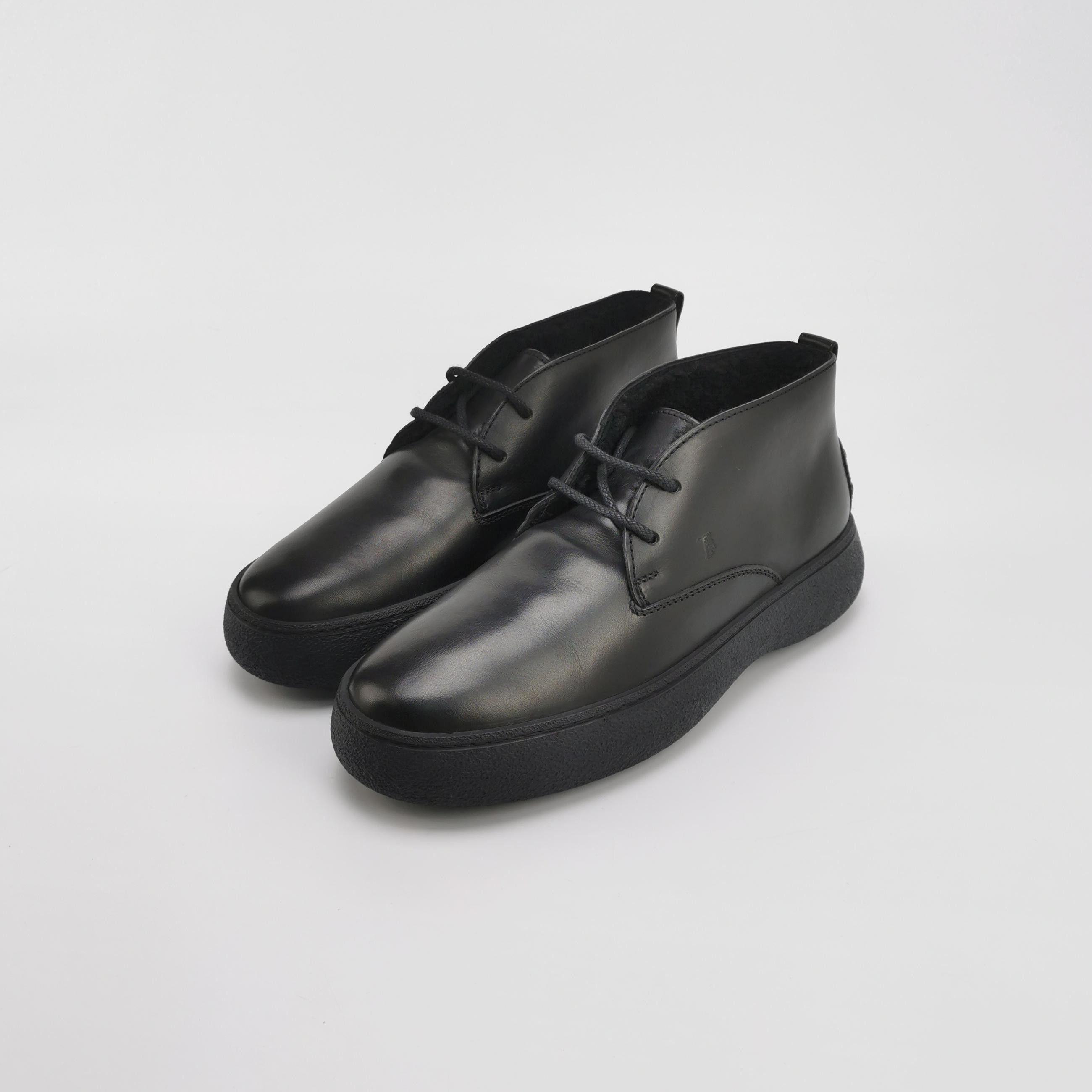 Tod's Tod's Black Leather Pebble Sole Shoes 8.5 Size US 8 / EU 41 - 3 Thumbnail