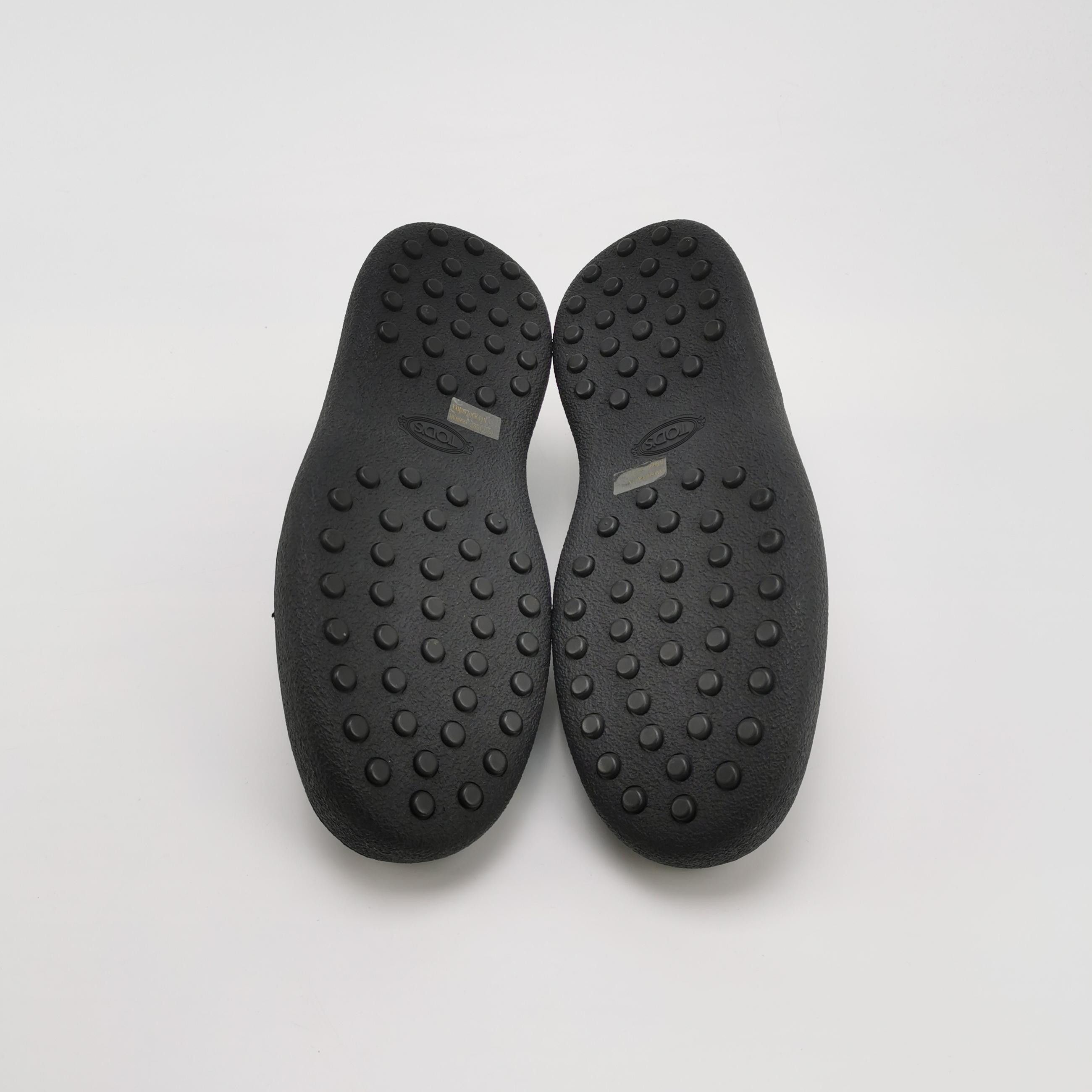 Tod's Tod's Black Leather Pebble Sole Shoes 8.5 Size US 8 / EU 41 - 6 Thumbnail
