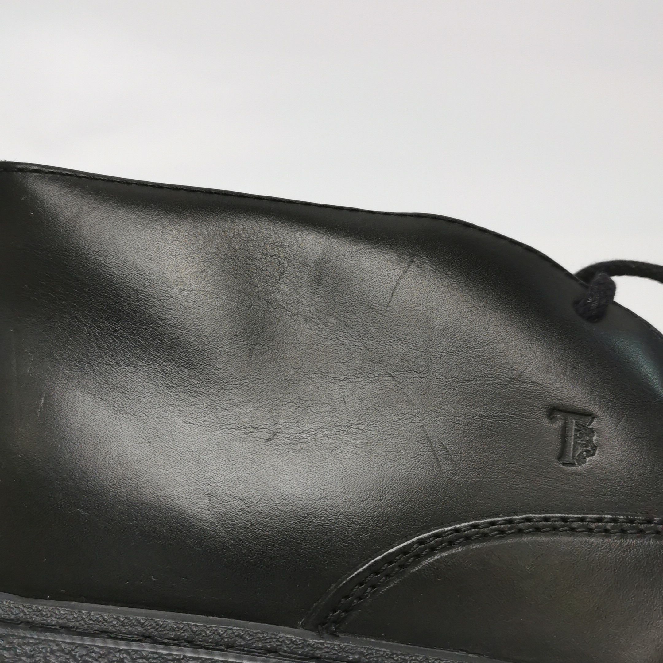 Tod's Tod's Black Leather Pebble Sole Shoes 8.5 Size US 8 / EU 41 - 11 Thumbnail