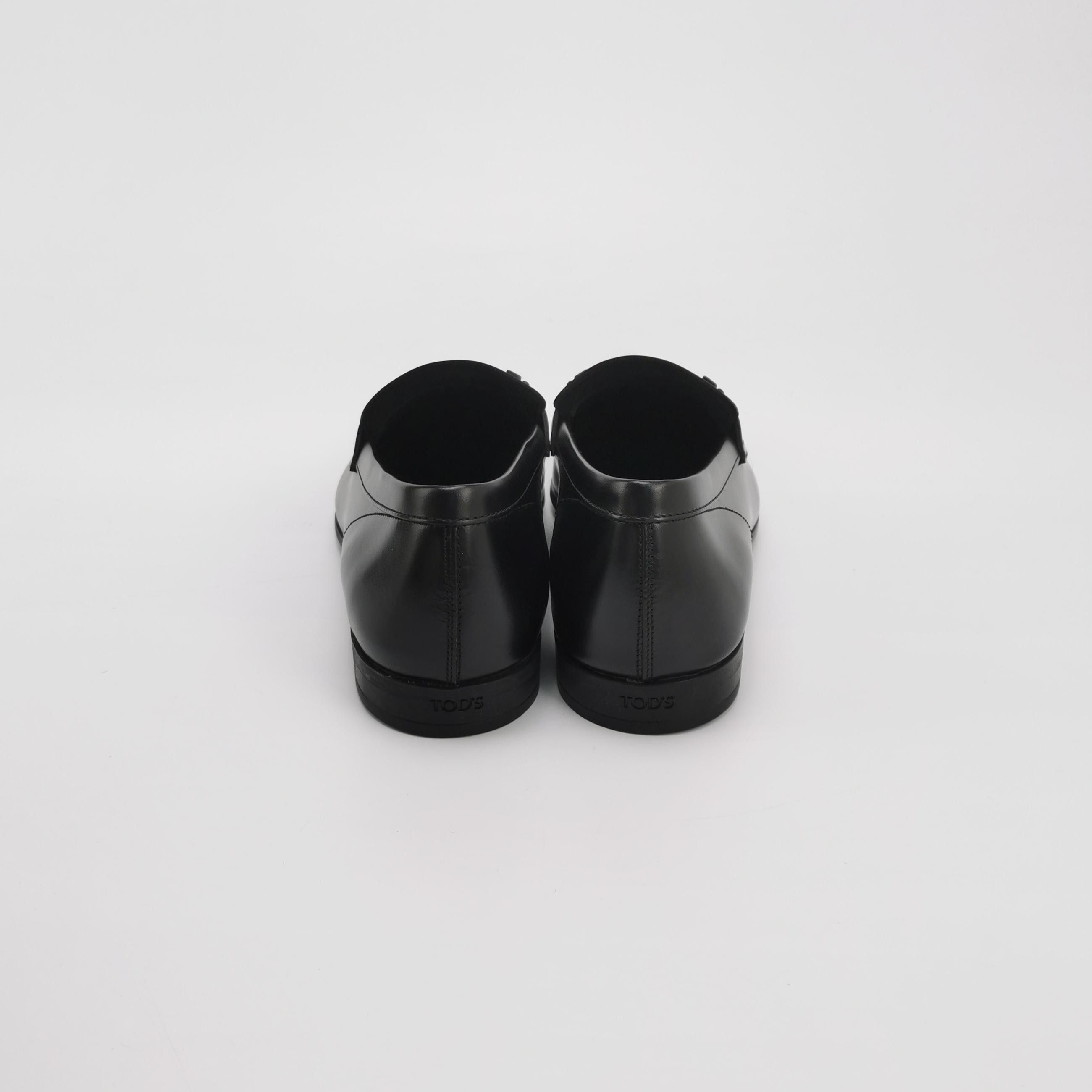 Tod's Tod's Logo Buckle Leather Loafers EU 40.5 Size US 7 / EU 40 - 5 Thumbnail