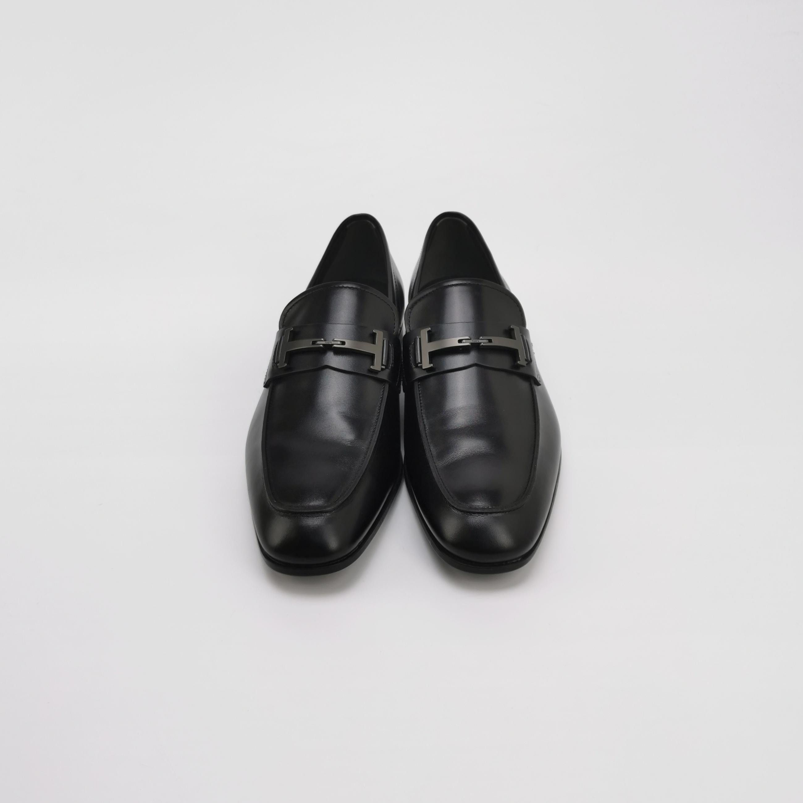 Tod's Tod's Logo Buckle Leather Loafers EU 40.5 Size US 7 / EU 40 - 4 Thumbnail