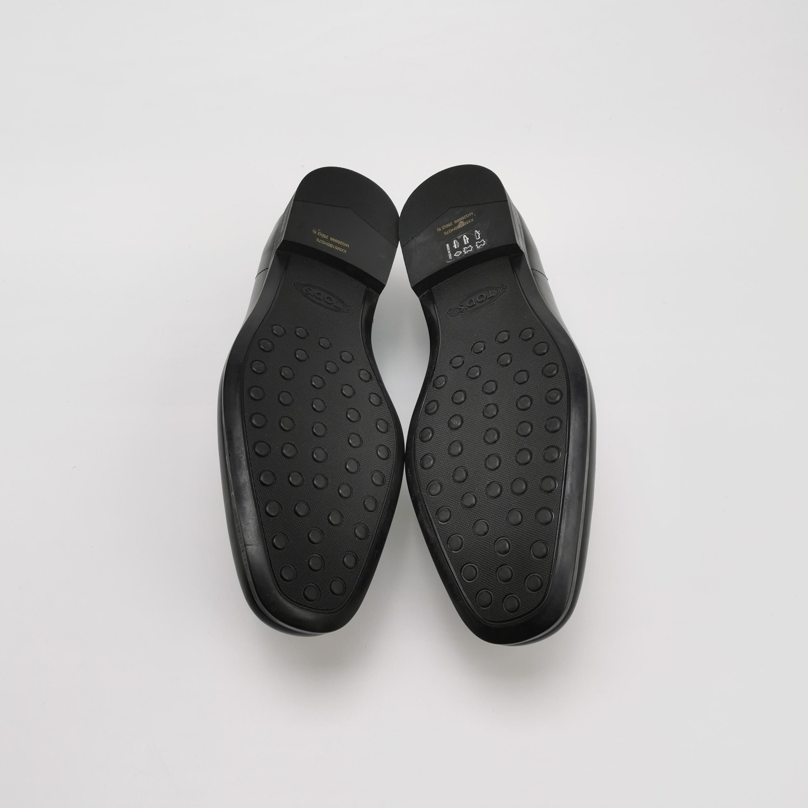 Tod's Tod's Logo Buckle Leather Loafers EU 40.5 Size US 7 / EU 40 - 6 Thumbnail