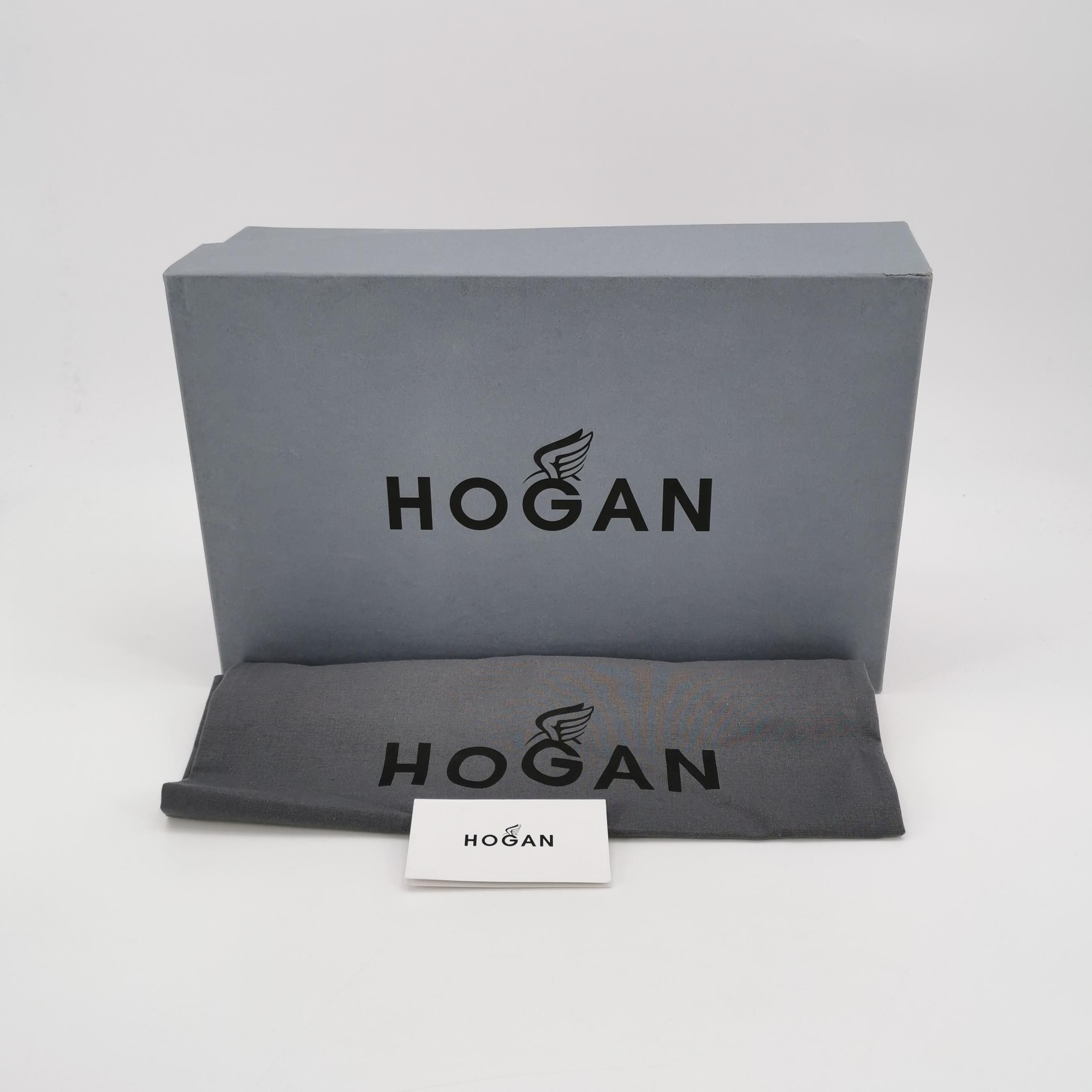 Hogan Hogan Black Leather Lace-Up Shoes US 7 Size US 7 / EU 40 - 7 Thumbnail