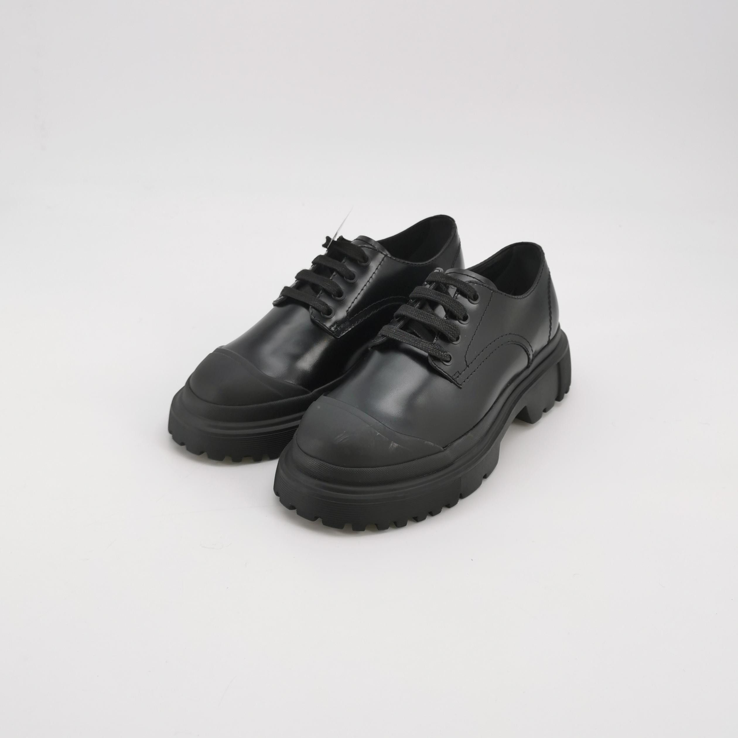 Hogan Hogan H619 Leather Chunky Derby Shoes EU 39 Size US 6 / EU 39 - 3 Thumbnail