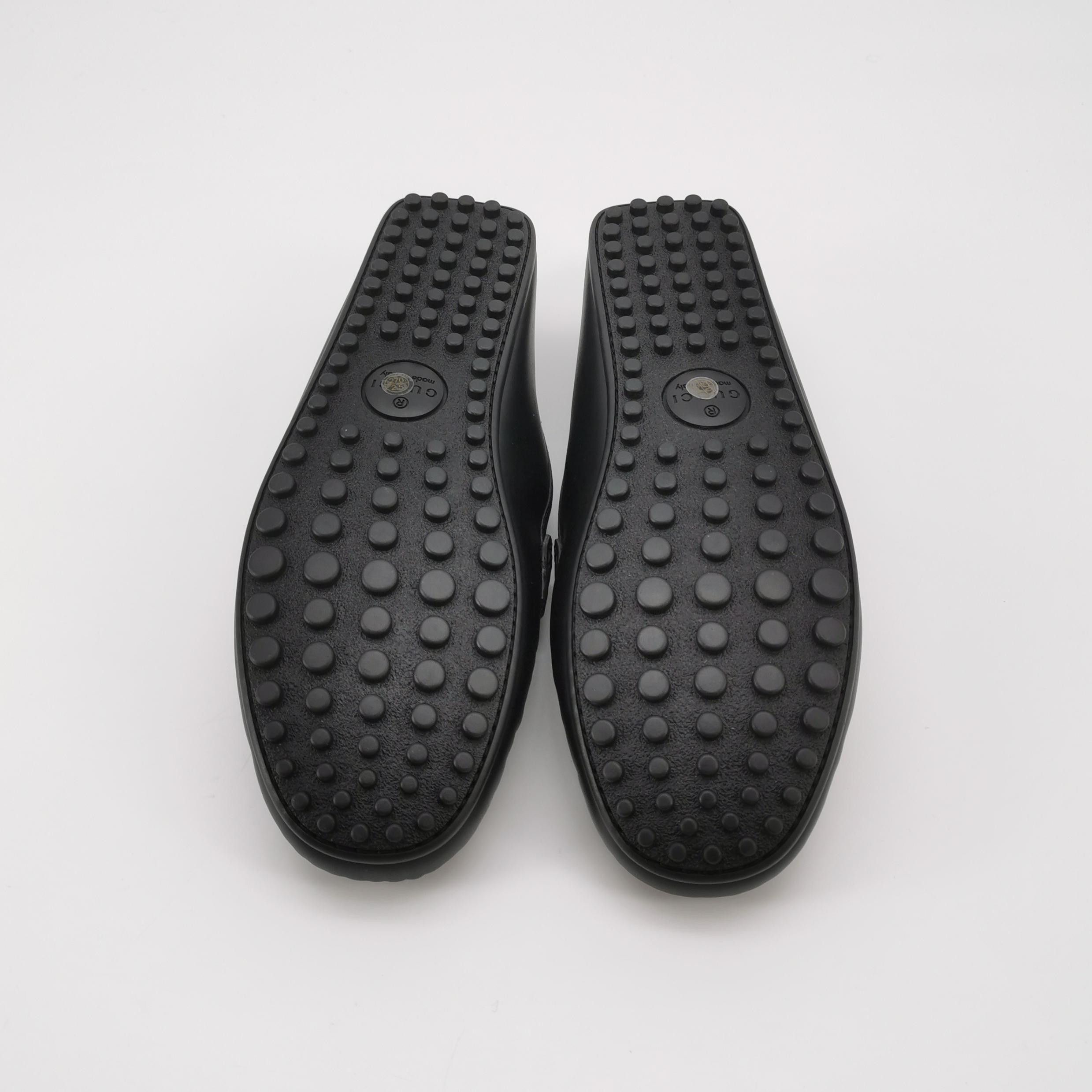 Gucci Gucci GG Embossed Leather Loafers 45.5 Size US 12 / EU 45 - 6 Thumbnail