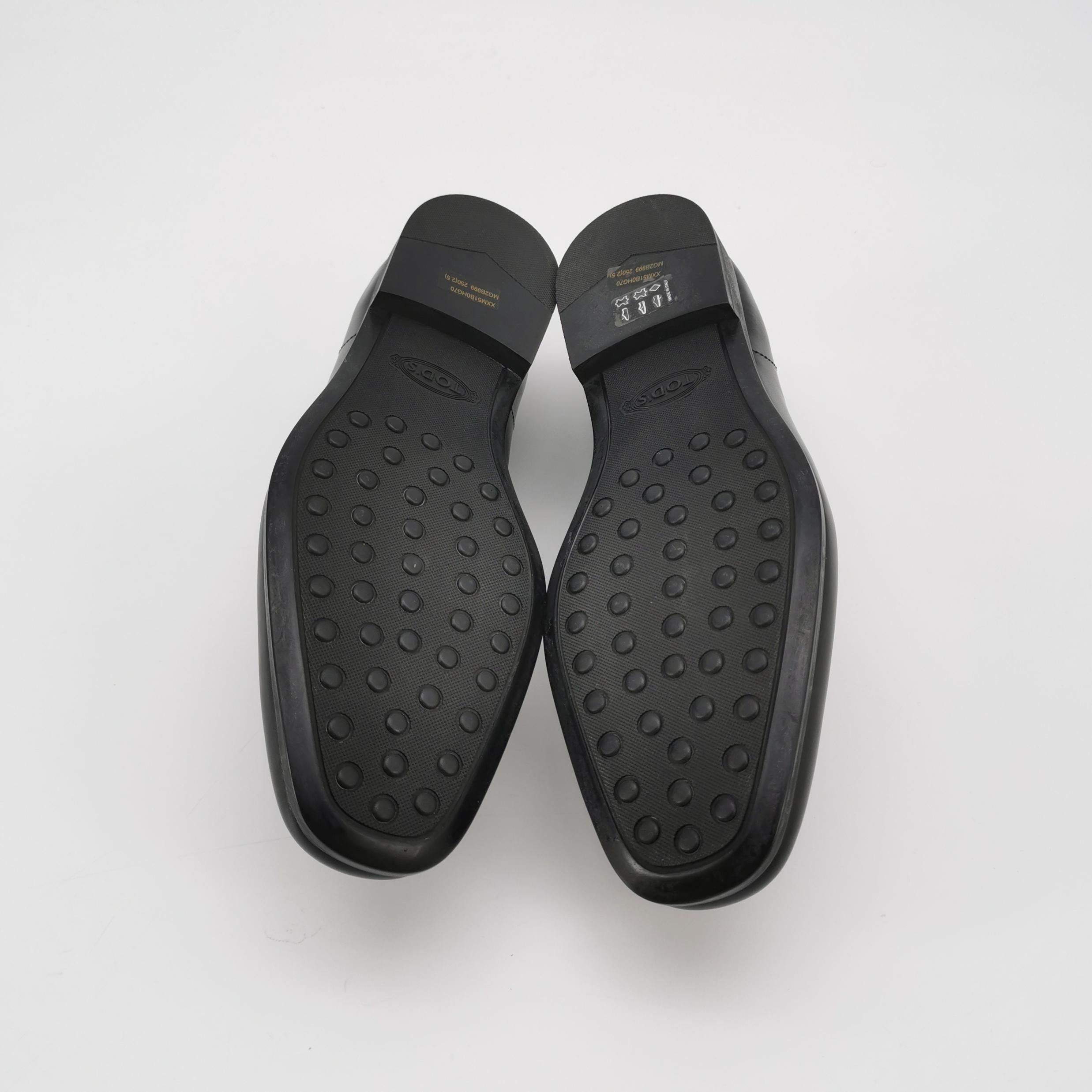 Tod's Tod's T-Logo Leather Loafers EU 40.5 Size US 7 / EU 40 - 6 Thumbnail