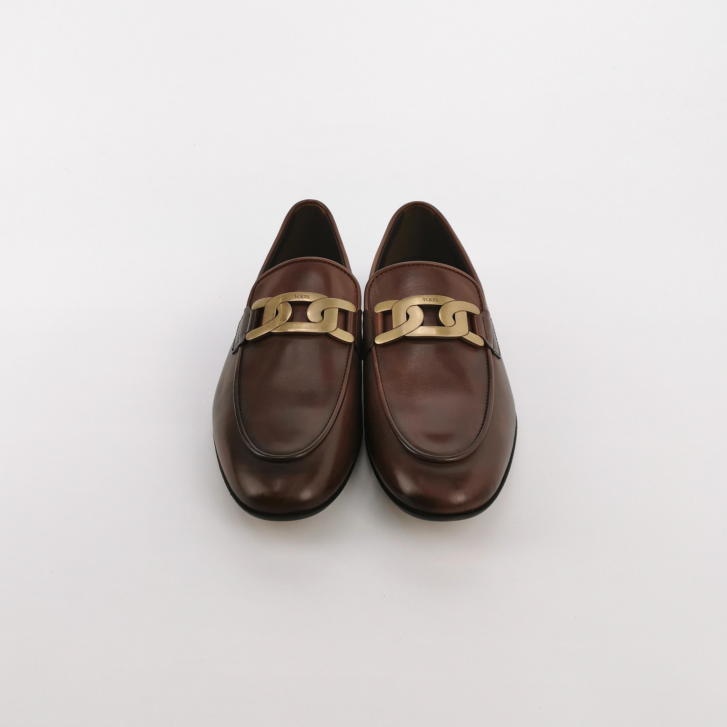 Tod's Tod's Chain Link Leather Loafers Size 5.5 Size US 6 / EU 39 - 4 Thumbnail