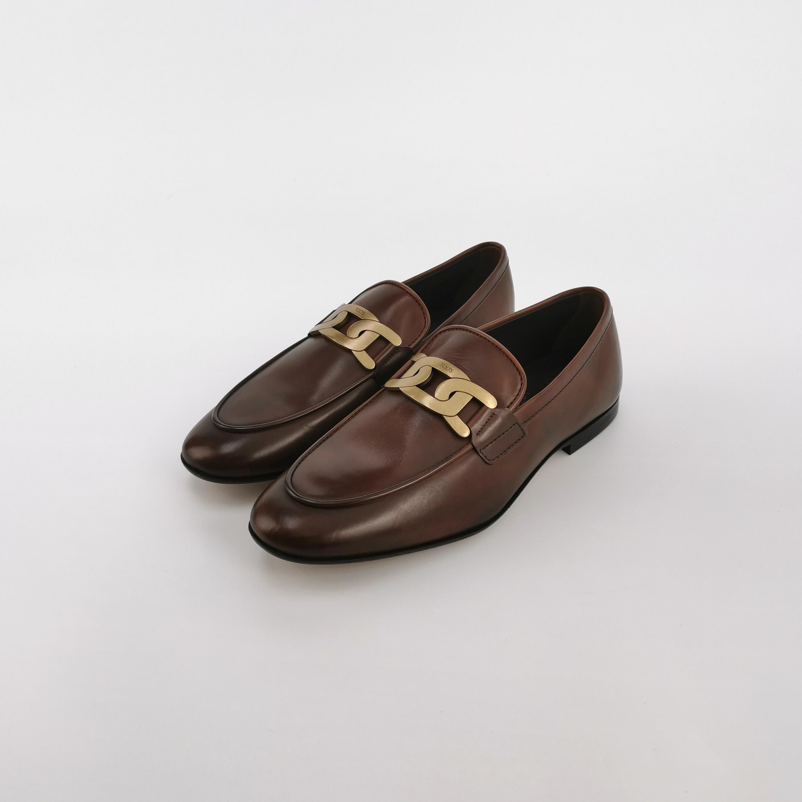 Tod's Tod's Chain Link Leather Loafers Size 5.5 Size US 6 / EU 39 - 3 Thumbnail