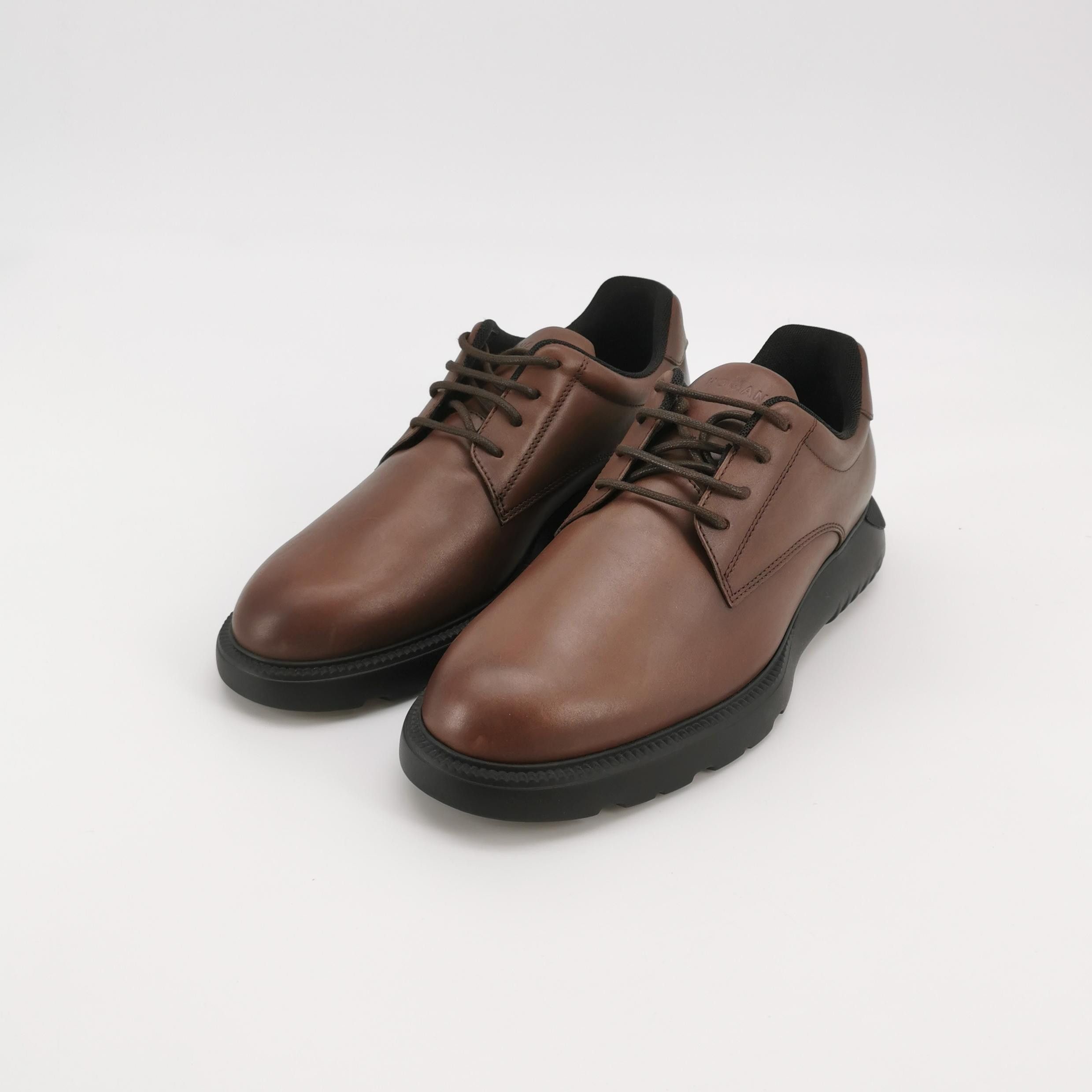 Hogan Hogan Brown Leather Casual Lace Up Shoes 40.5 Size US 7 / EU 40 - 3 Thumbnail