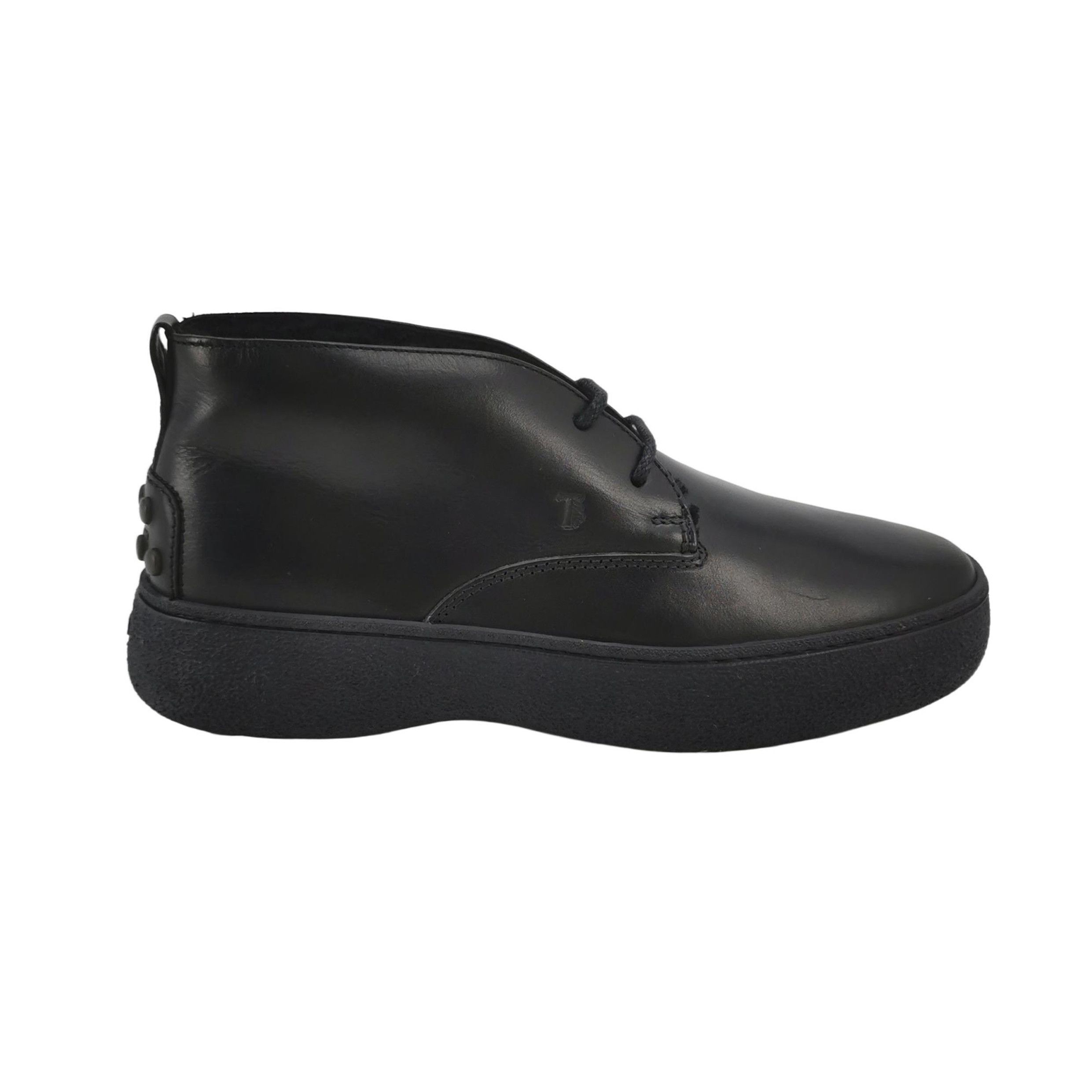 Tod's Tod's Black Leather Chukka Sneakers Size 40.5 Size US 7 / EU 40 - 2 Thumbnail