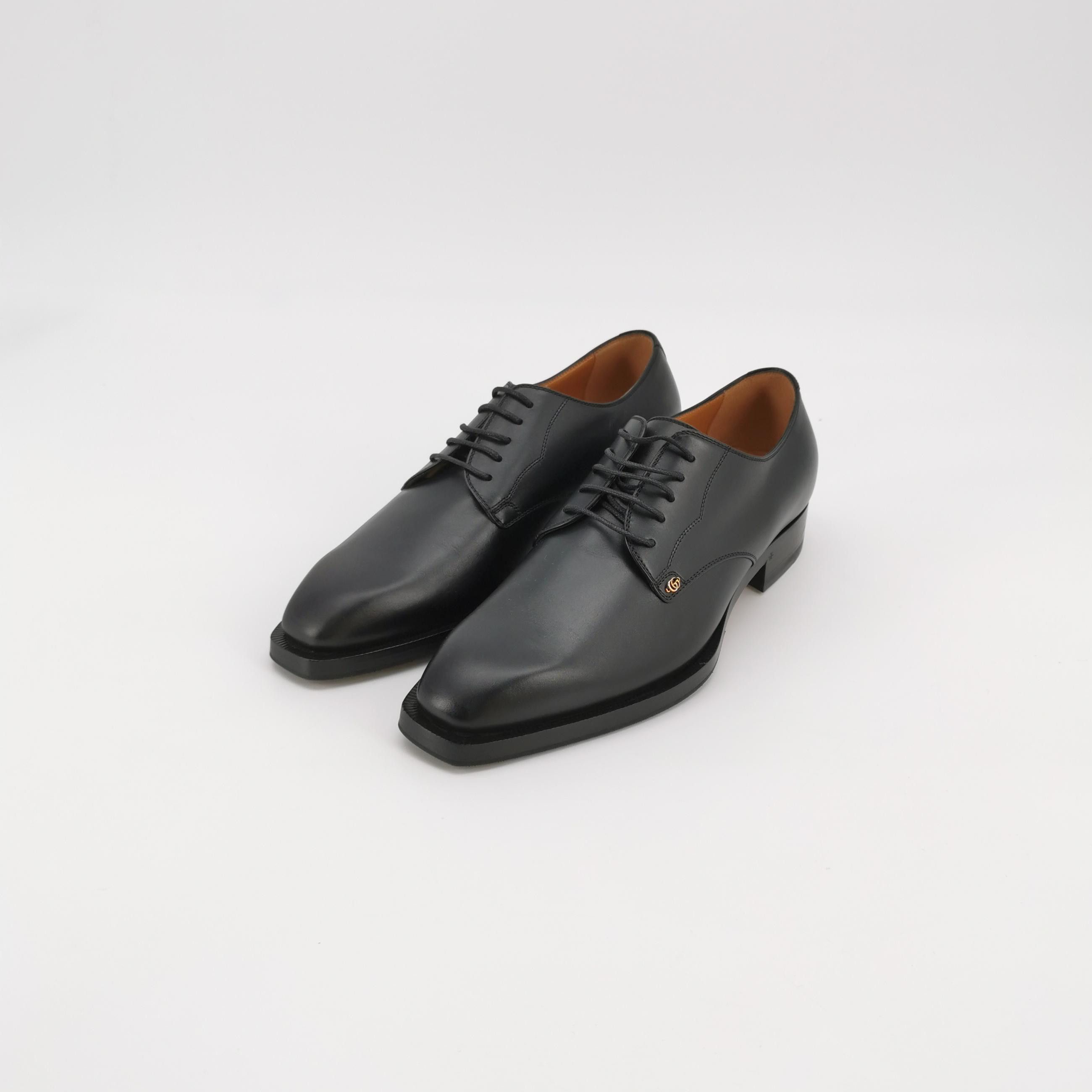 Gucci Gucci Leather Double G Derby Shoes 39 Size US 6 / EU 39 - 3 Thumbnail