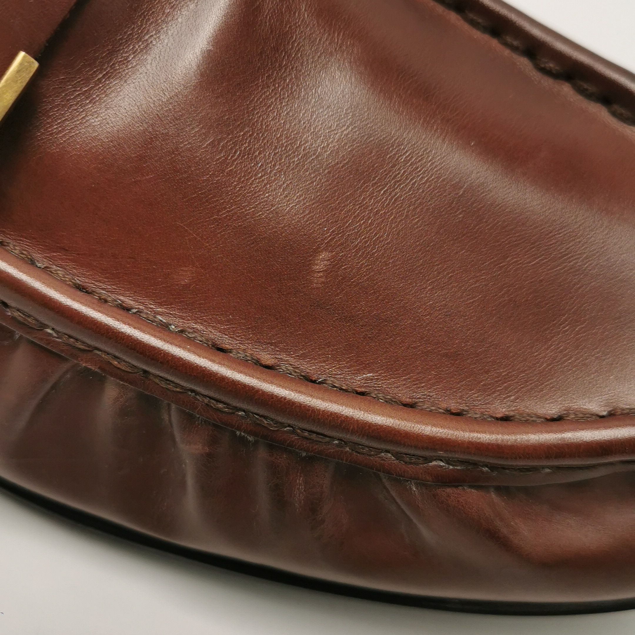 Tod's Tod's Brown T Logo Leather Loafers 40.5 Size US 7 / EU 40 - 12 Thumbnail