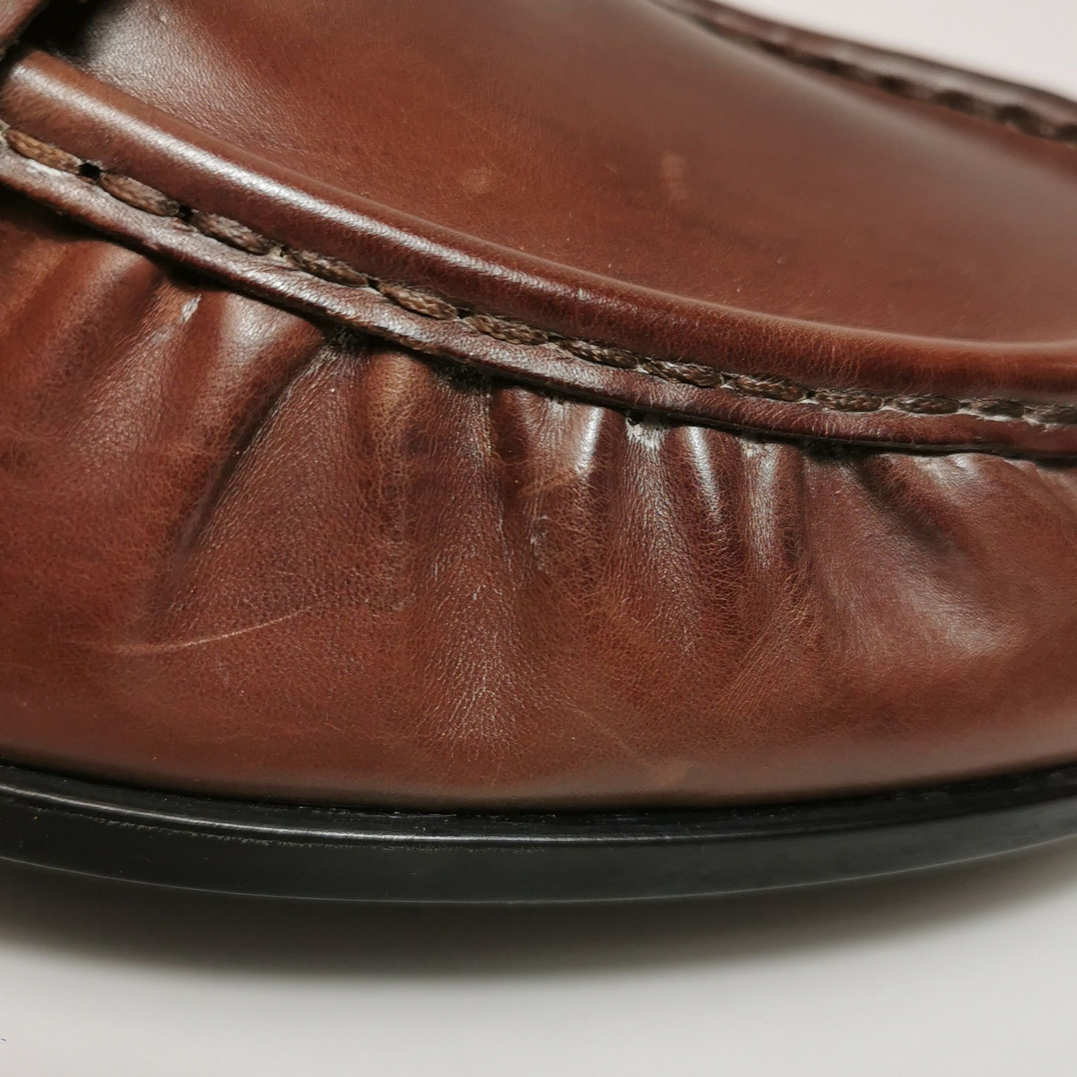 Tod's Tod's Brown T Logo Leather Loafers 40.5 Size US 7 / EU 40 - 9 Thumbnail