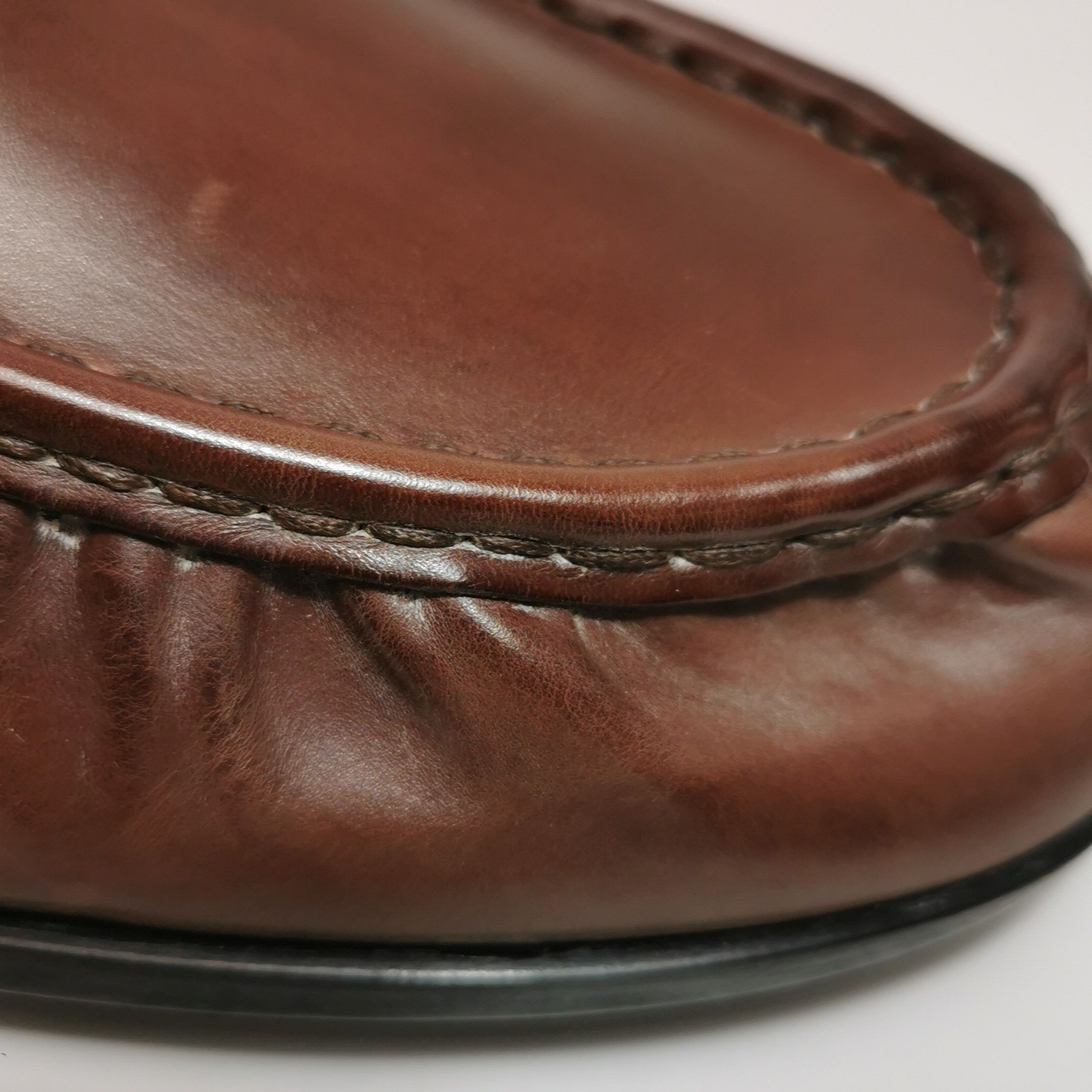 Tod's Tod's Brown T Logo Leather Loafers 40.5 Size US 7 / EU 40 - 8 Thumbnail