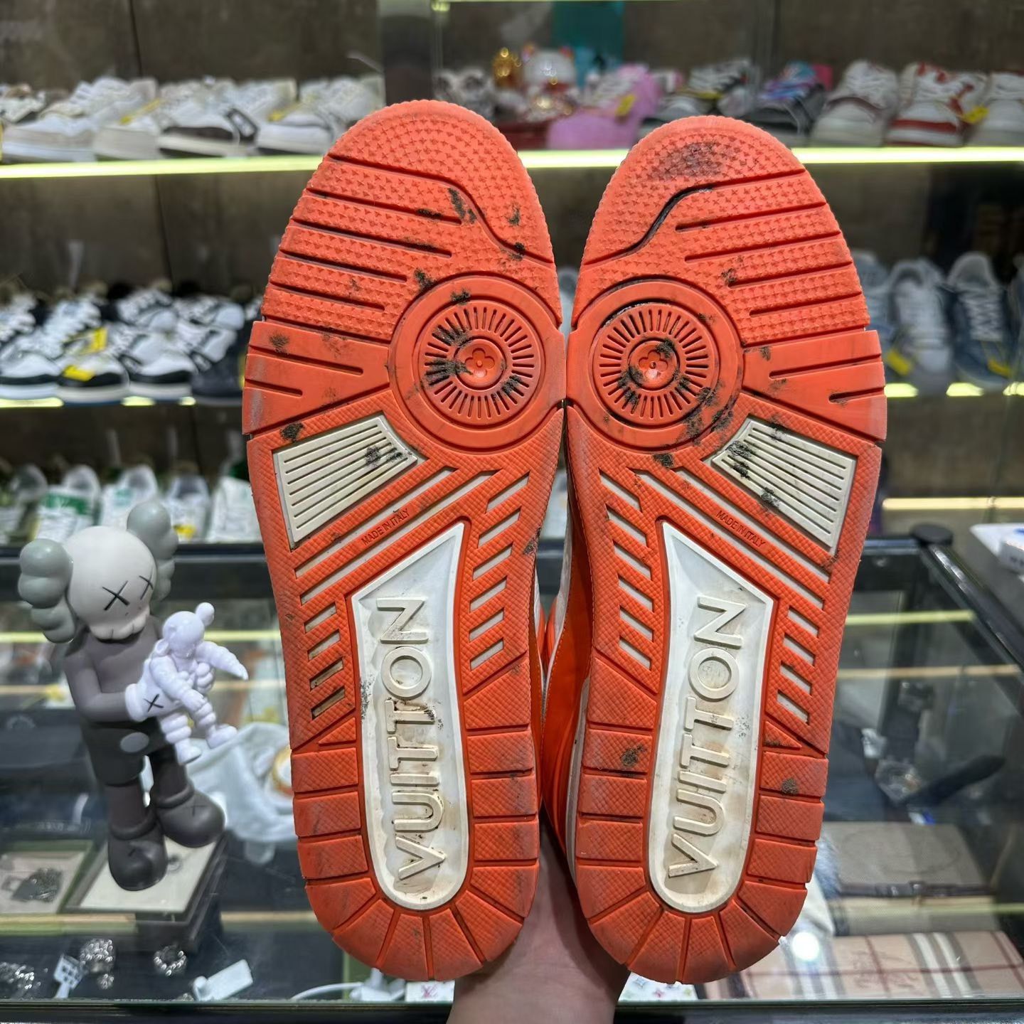 Louis Vuitton Louis Vuitton Training Orange Lowtop Sneakers 10 Men Size US 10 / EU 43 - 6 Thumbnail