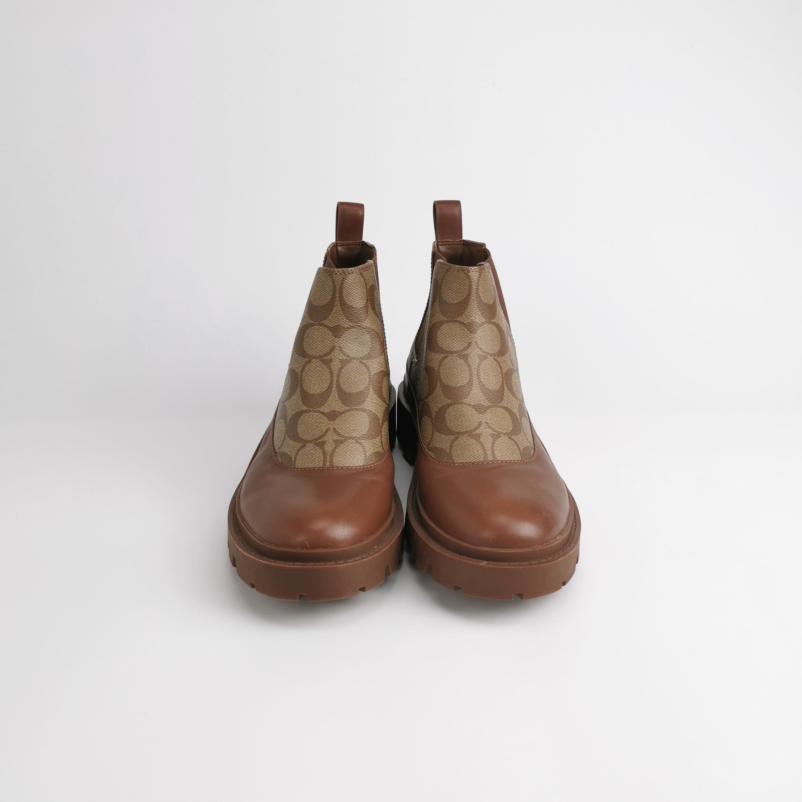 Coach Coach Signature Monogram Leather Boots EU 43 Size US 10 / EU 43 - 4 Thumbnail
