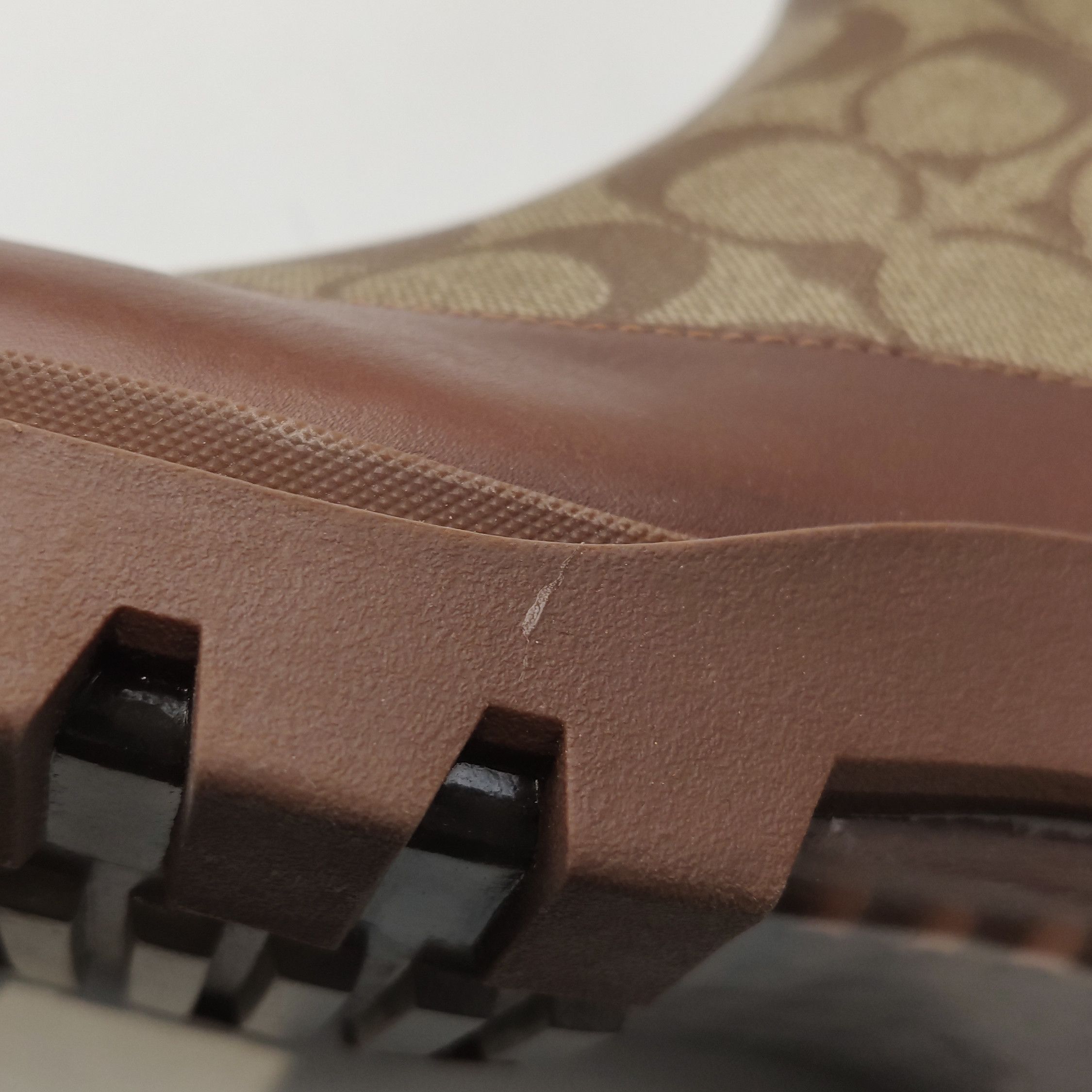 Coach Coach Signature Monogram Leather Boots EU 43 Size US 10 / EU 43 - 11 Thumbnail
