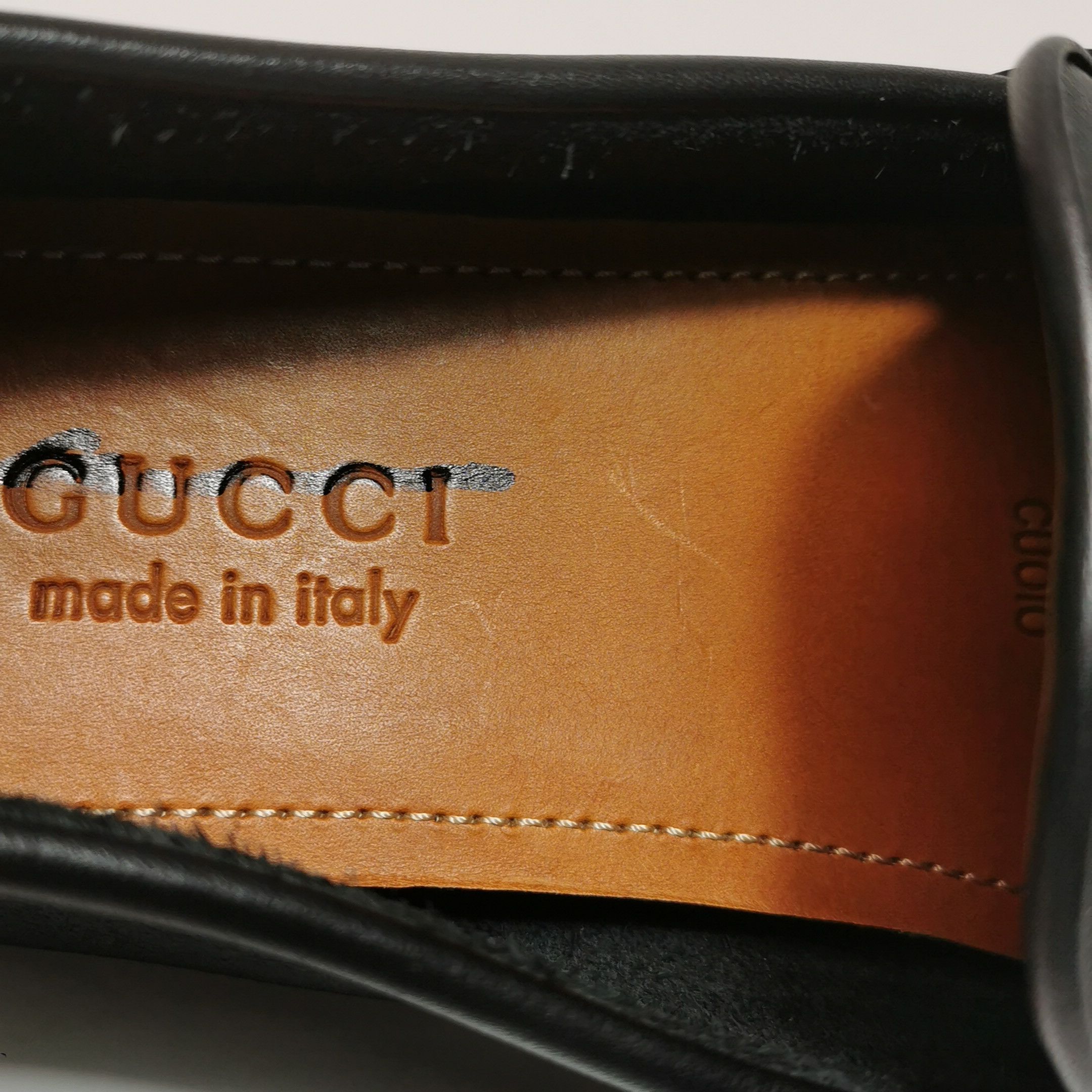Gucci Gucci Horsebit Pebbled Leather Loafers Size 41.5 Size US 8 / EU 41 - 10 Thumbnail