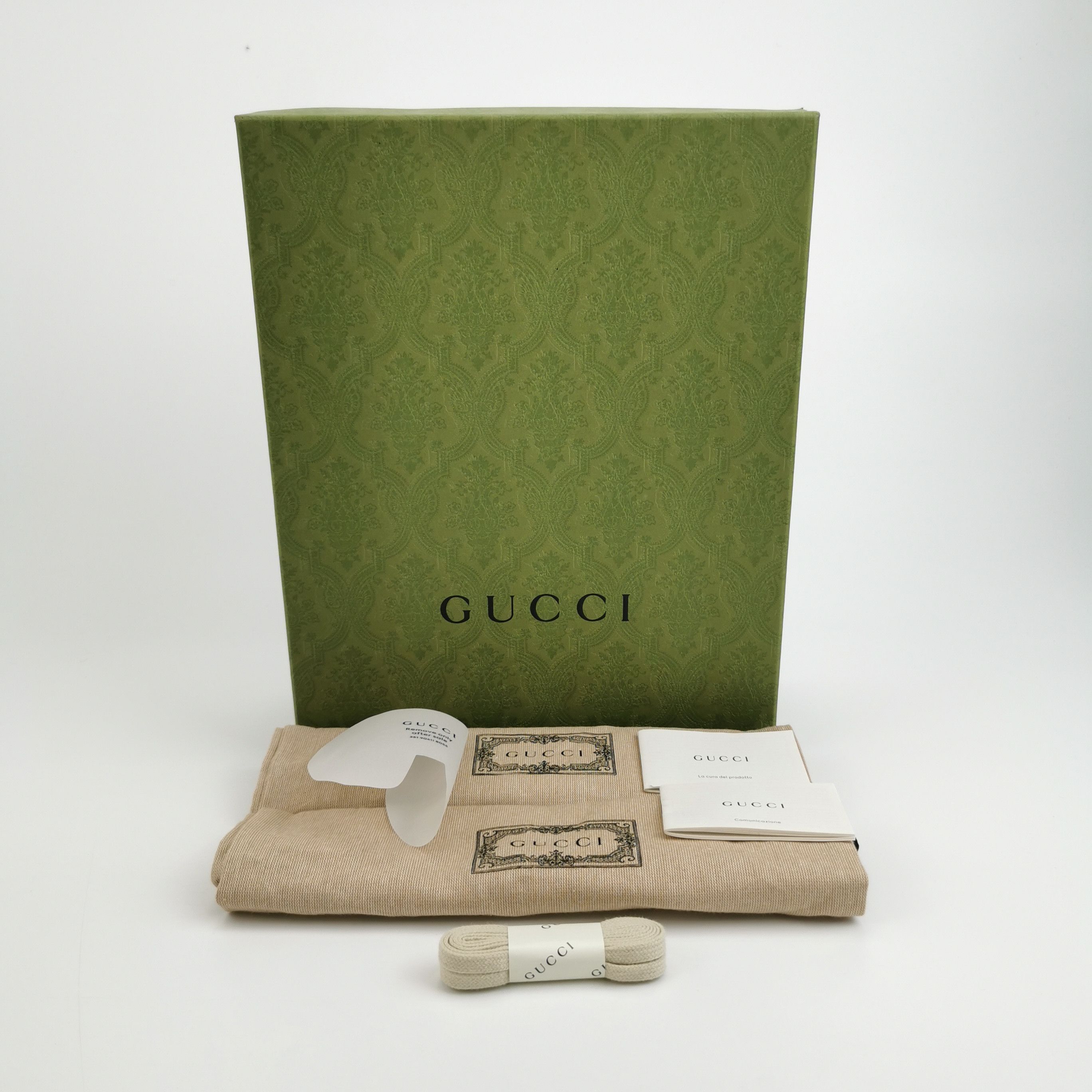 Gucci Gucci Interlocking G Rhyton Leather Sneakers 47.5 Size US 14 / EU 47 - 7 Thumbnail