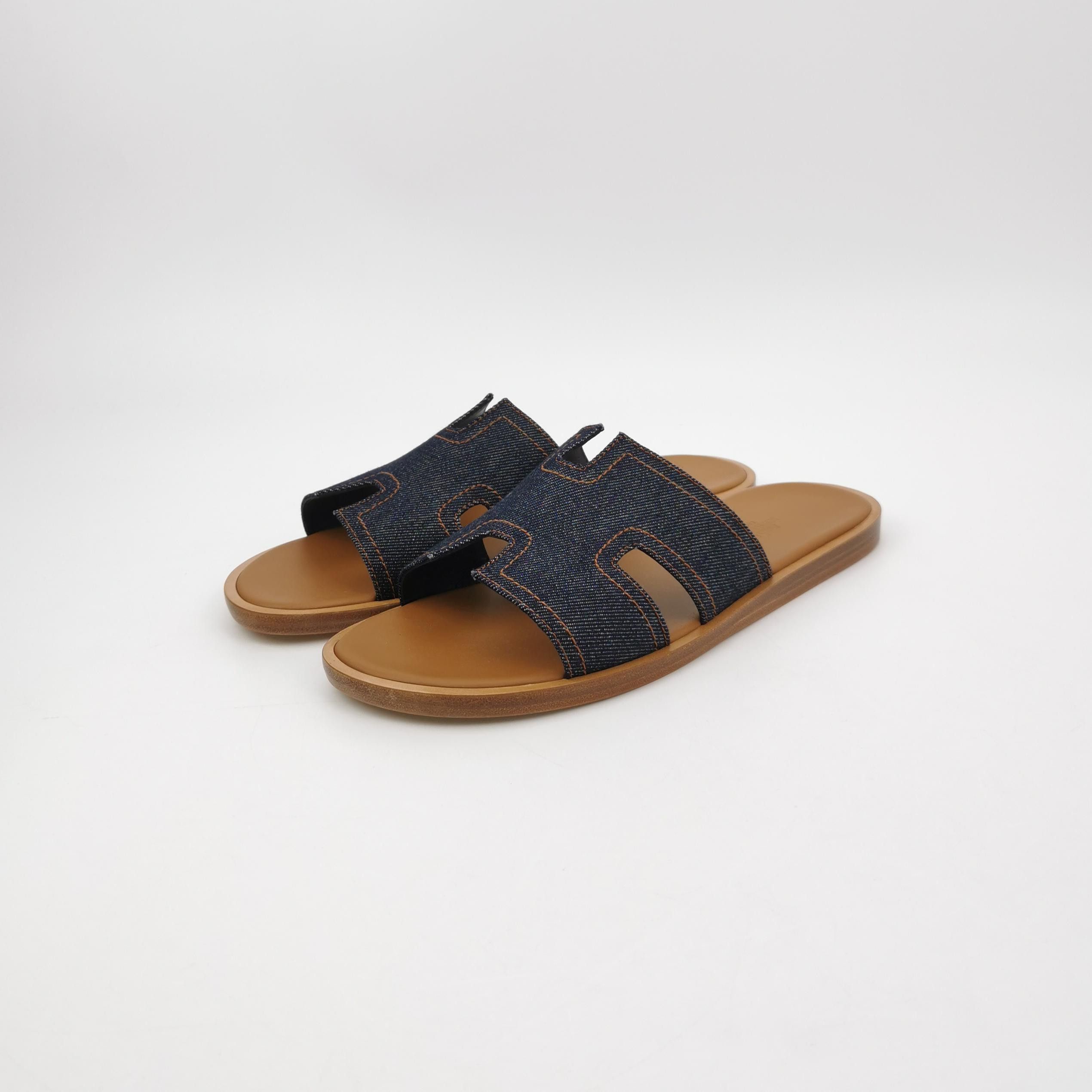 Hermes Hermes Canvas Izmir H Sandals 42 Size US 9 / EU 42 - 3 Thumbnail