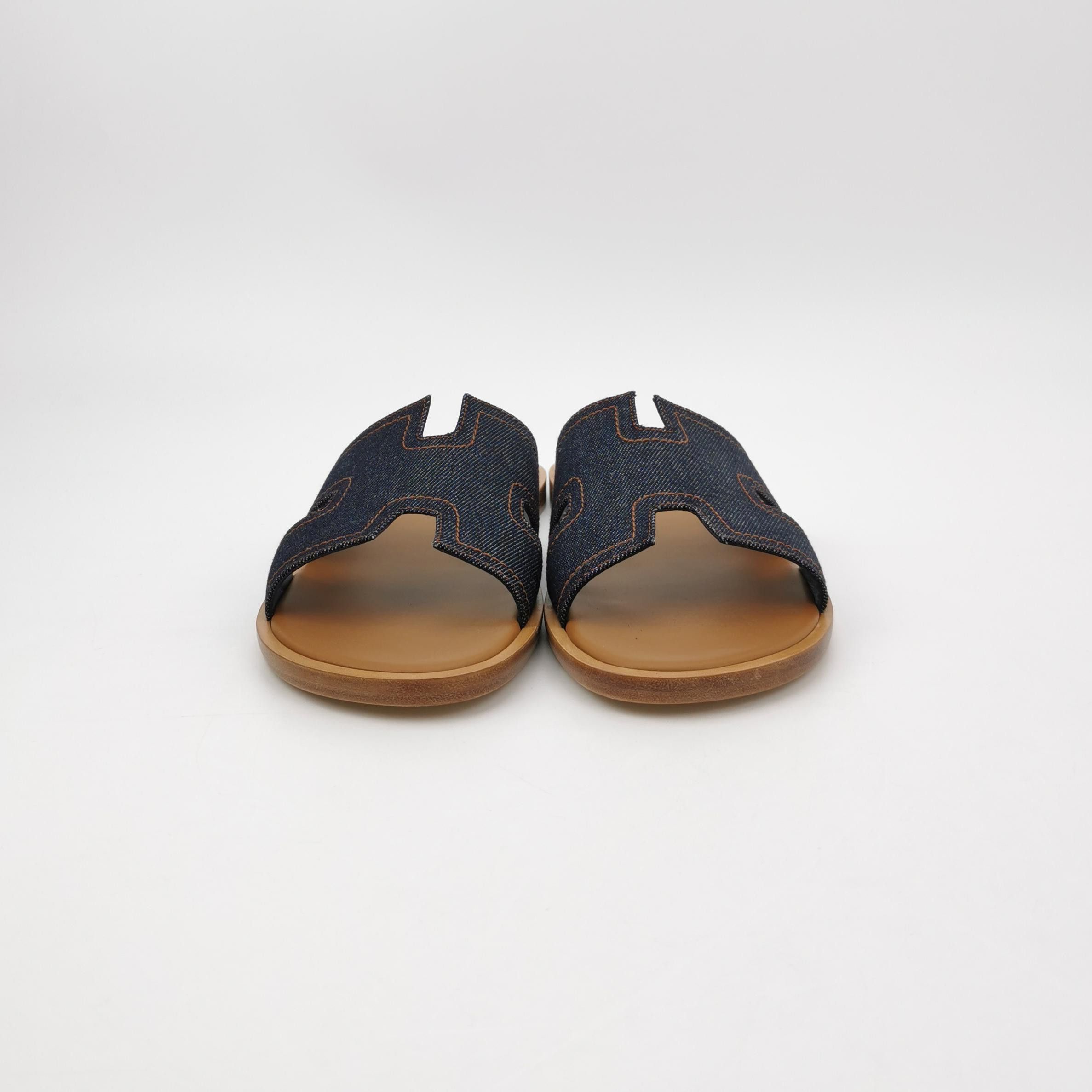 Hermes Hermes Canvas Izmir H Sandals 42 Size US 9 / EU 42 - 4 Thumbnail