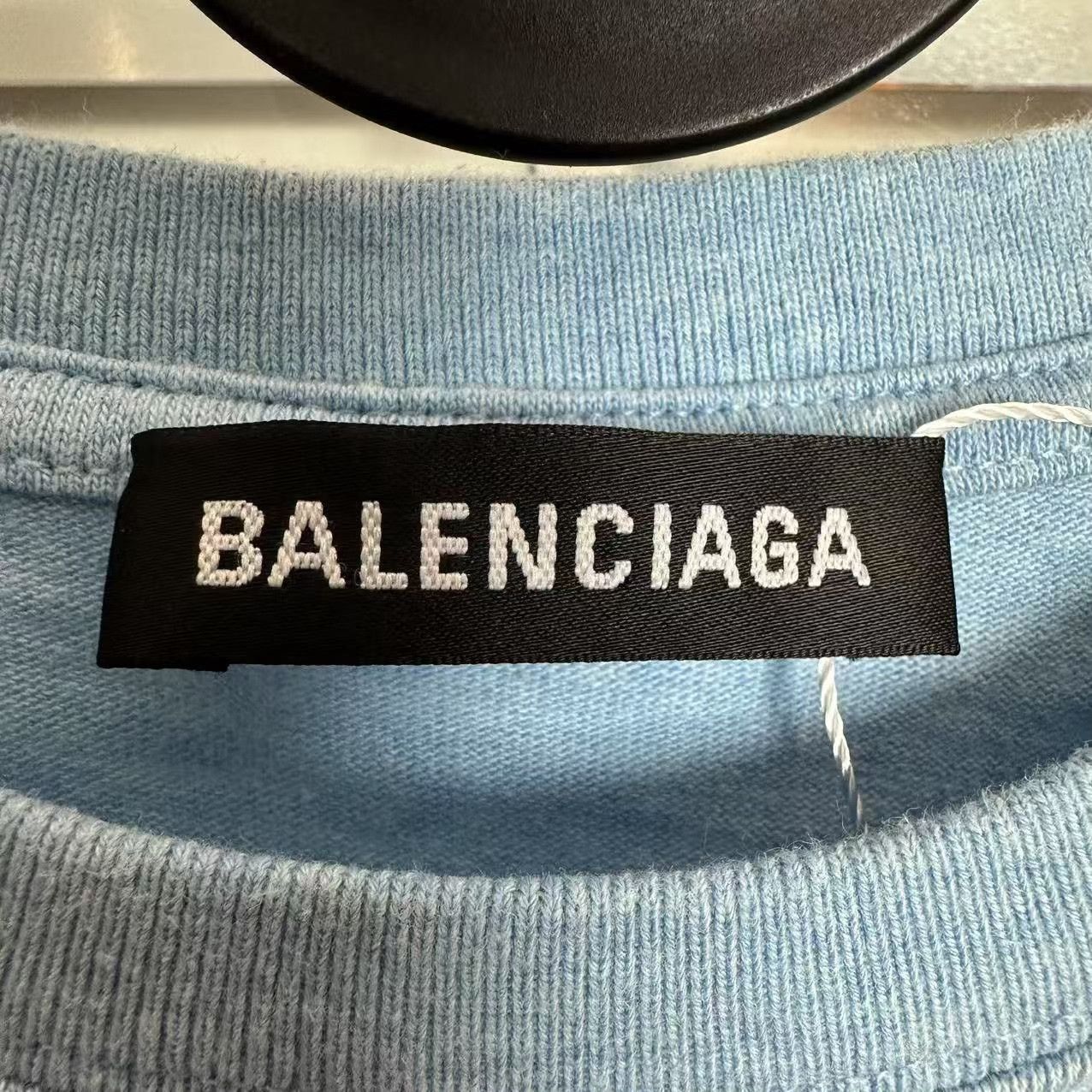 Balenciaga Balenciaga Blue T-Shirt s Men Size US S / EU 44-46 / 1 - 5 Thumbnail