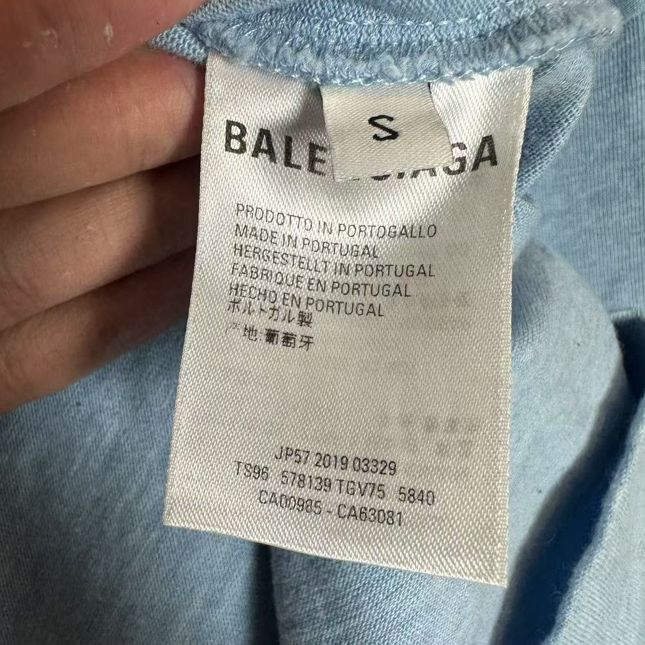 Balenciaga Balenciaga Blue T-Shirt s Men Size US S / EU 44-46 / 1 - 6 Thumbnail