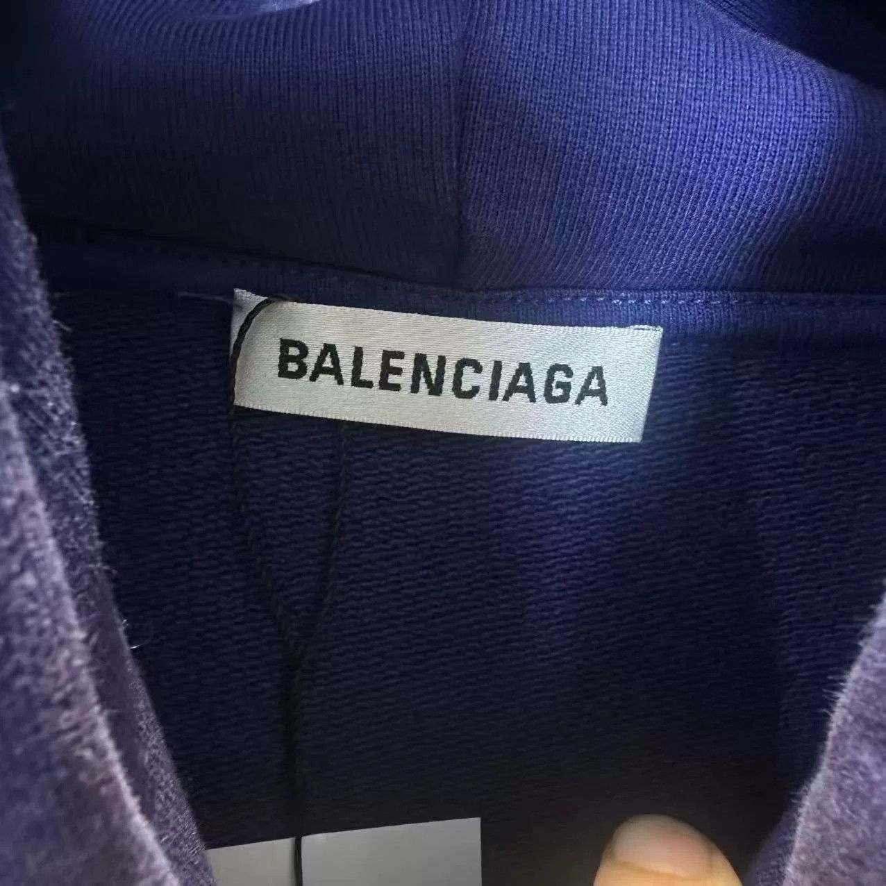 Balenciaga Balenciaga Blue Hoodie s Men Size US S / EU 44-46 / 1 - 3 Thumbnail