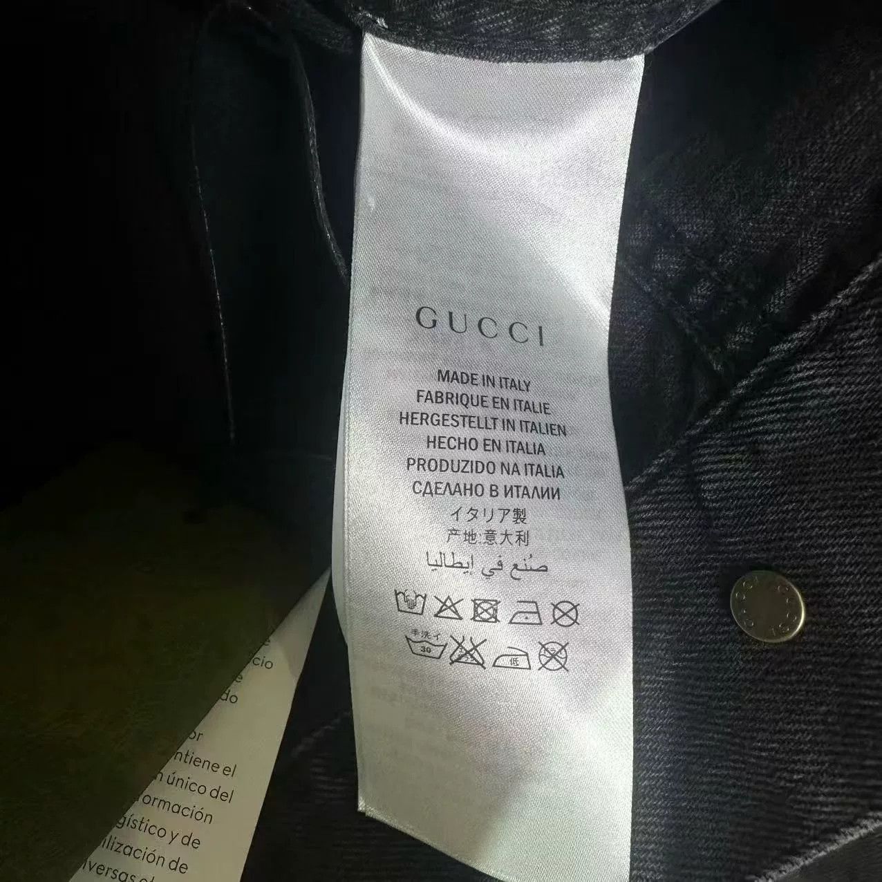 Gucci Gucci Denim Black Light Jacket m Men Size US M / EU 48-50 / 2 - 4 Thumbnail