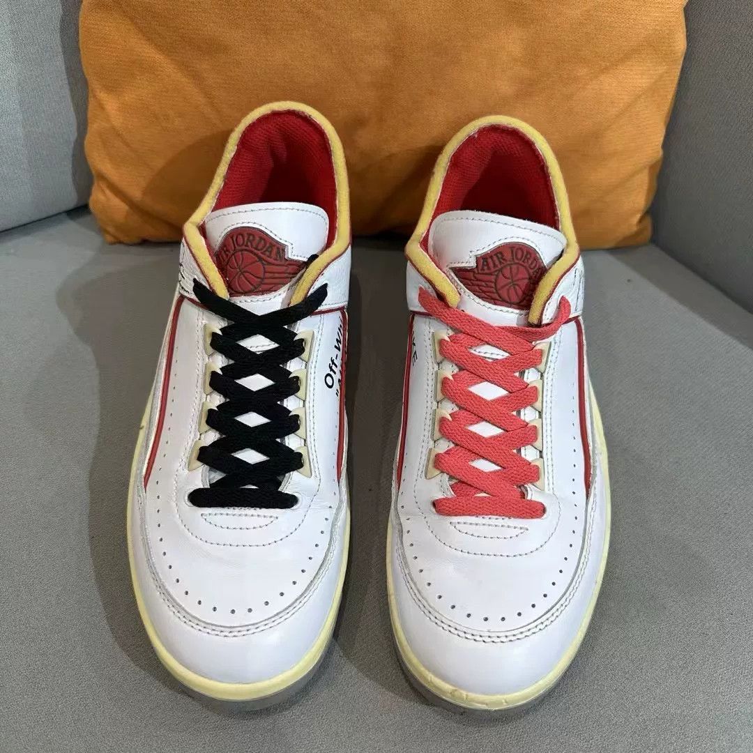 Nike Nike AIR JORDAN Red Lowtop Sneakers 9.5 Men Size US 9.5 / EU 42-43 - 2 Thumbnail