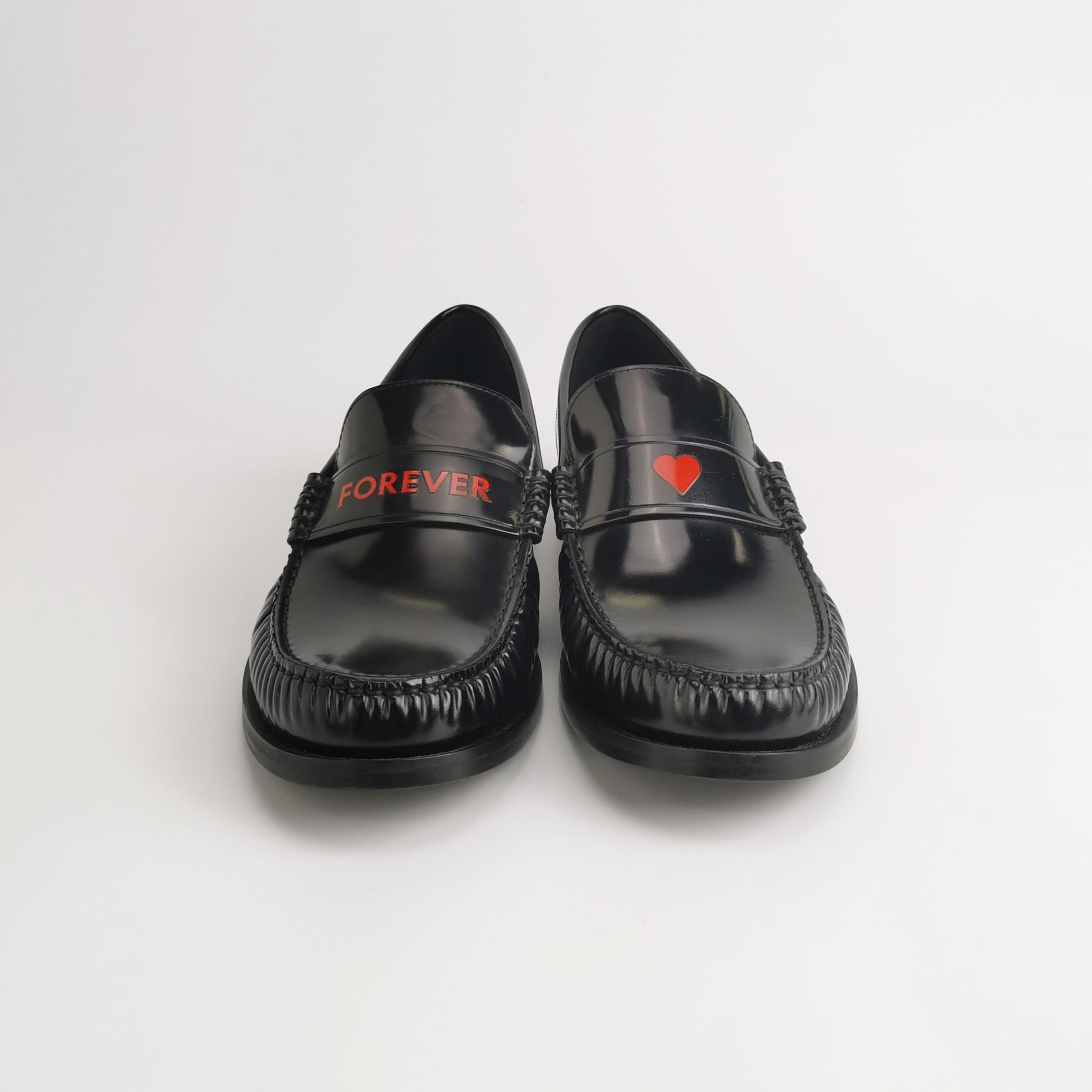 Salvatore Ferragamo Salvatore Ferragamo Forever Heart Leather Loafers 8 Size US 9 / EU 42 - 4 Thumbnail