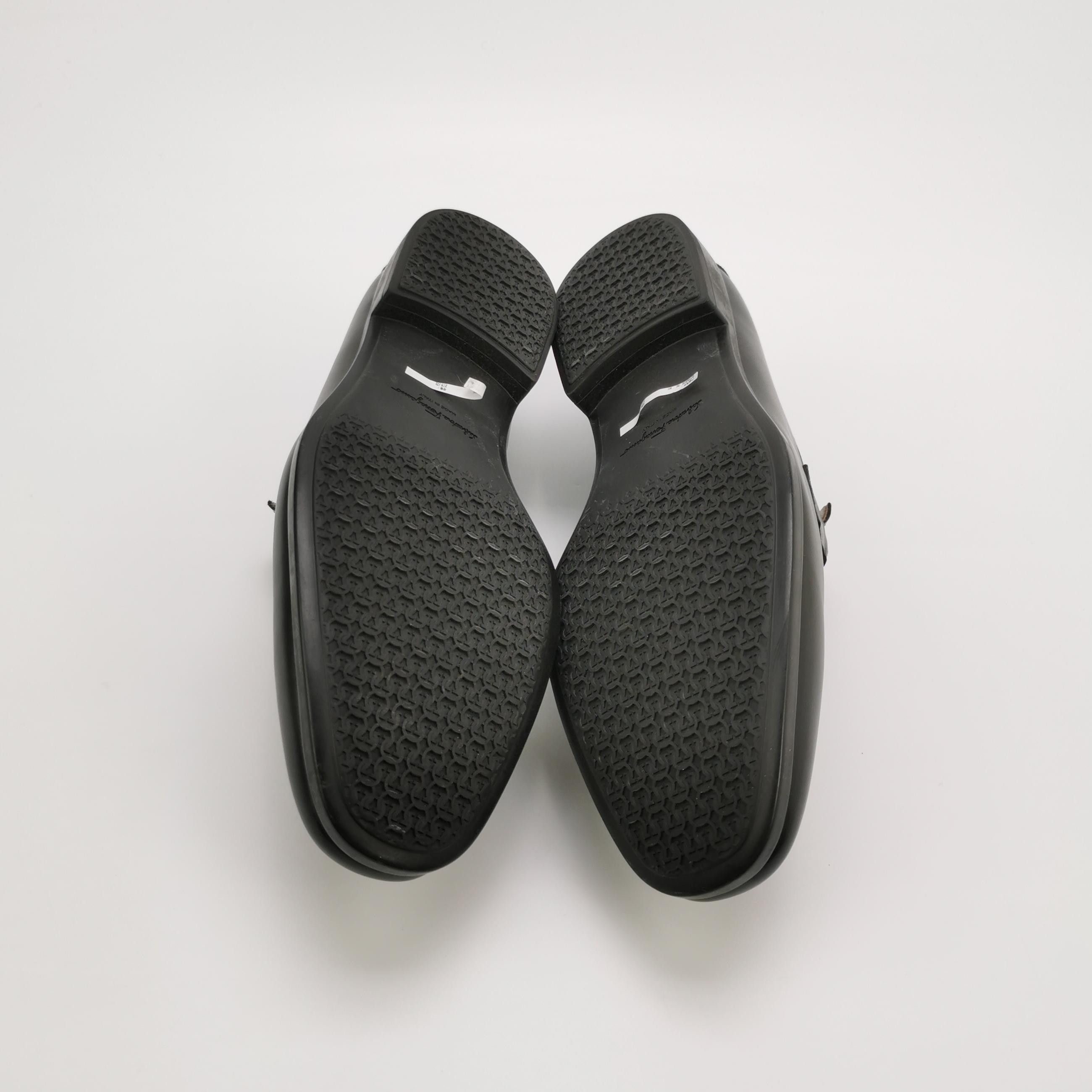 Salvatore Ferragamo Salvatore Ferragamo Gancini Leather Loafers 43.5 Size US 10 / EU 43 - 6 Thumbnail