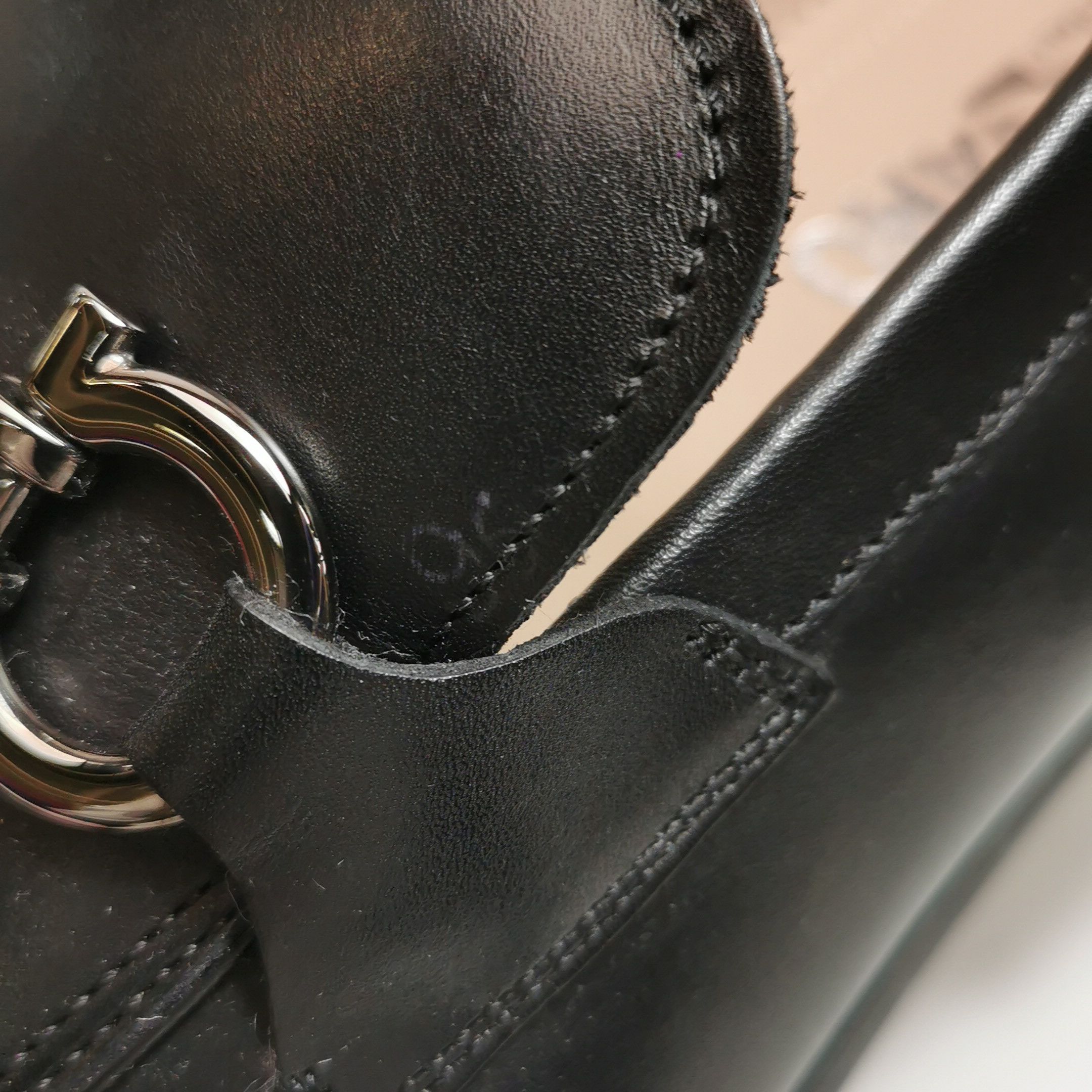 Salvatore Ferragamo Salvatore Ferragamo Gancini Leather Loafers 43.5 Size US 10 / EU 43 - 8 Thumbnail