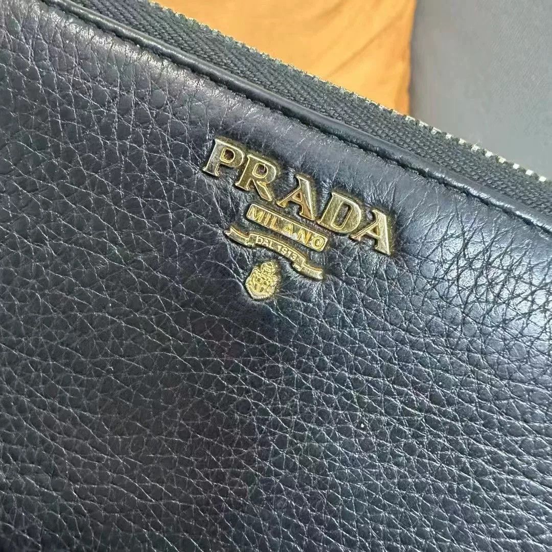 Prada Prada Gold Wallet one size Men Size ONE SIZE - 2 Thumbnail