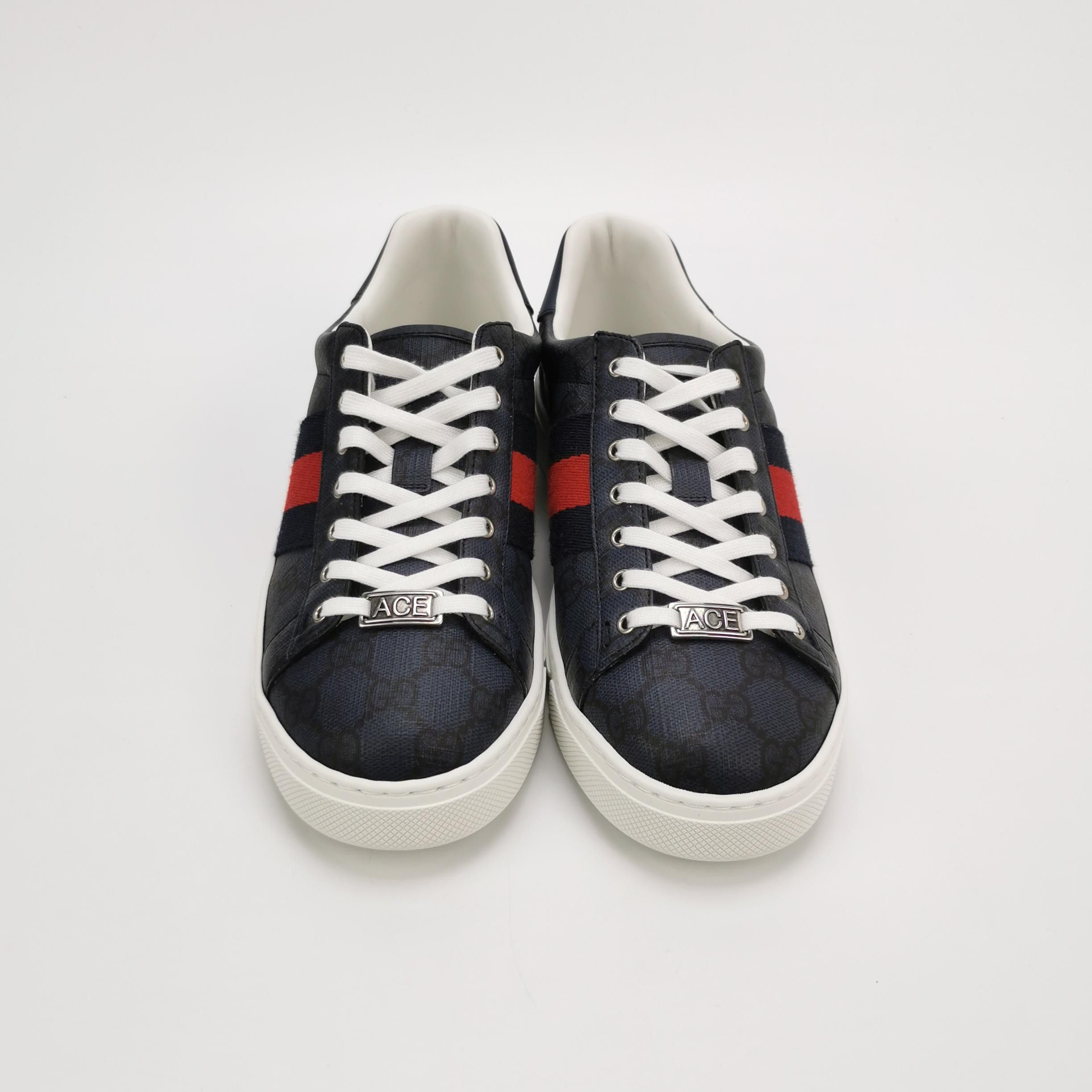 Gucci Gucci Ace GG Monogram Web Stripe Sneakers 39 Size US 6 / EU 39 - 4 Thumbnail