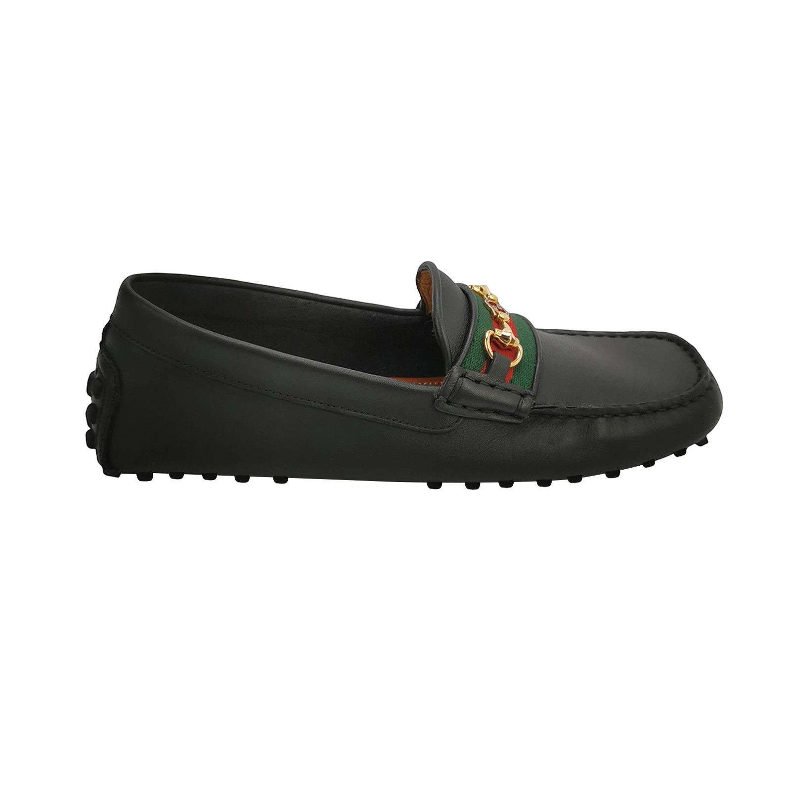 Gucci Gucci Web Stripe Horsebit Driver Loafers 40.5 Size US 7 / EU 40 - 2 Thumbnail