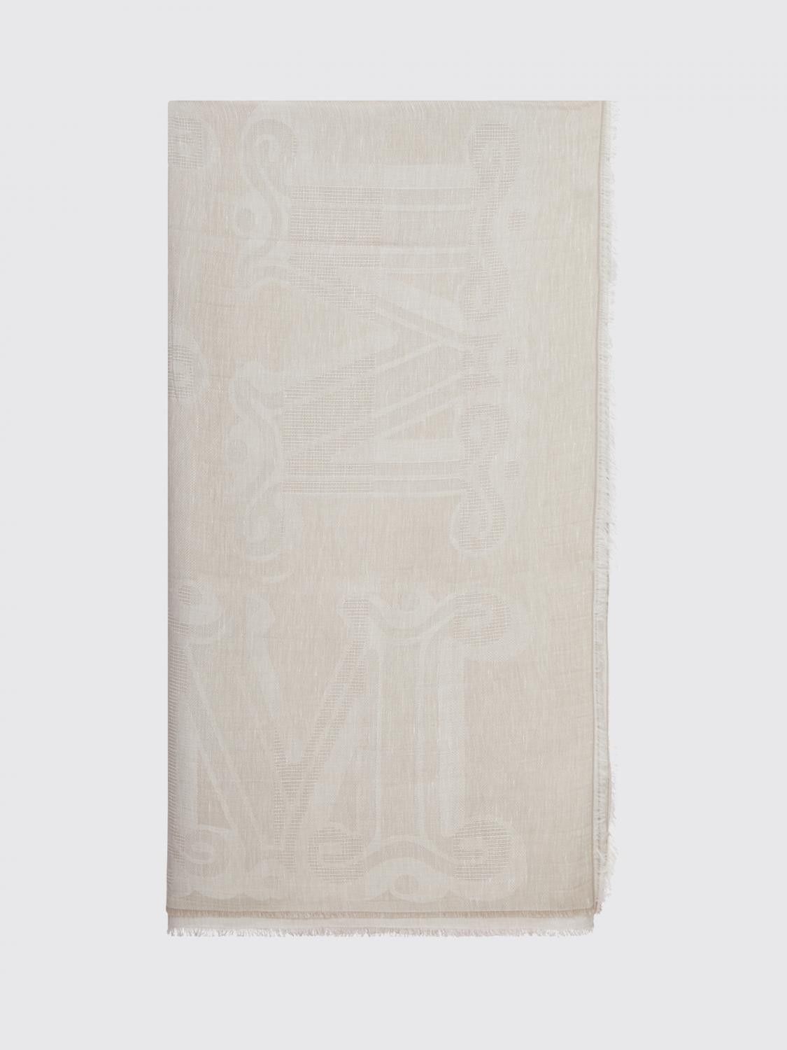 Max Mara Max Mara Neck Scarf Woman White Size ONE SIZE - 2 Thumbnail
