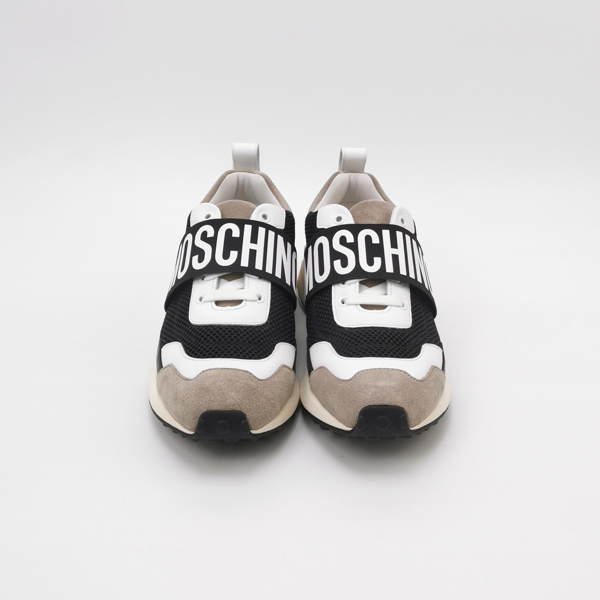 Moschino Moschino Logo Strap Mesh Sneakers 41 Size US 8 / EU 41 - 4 Thumbnail