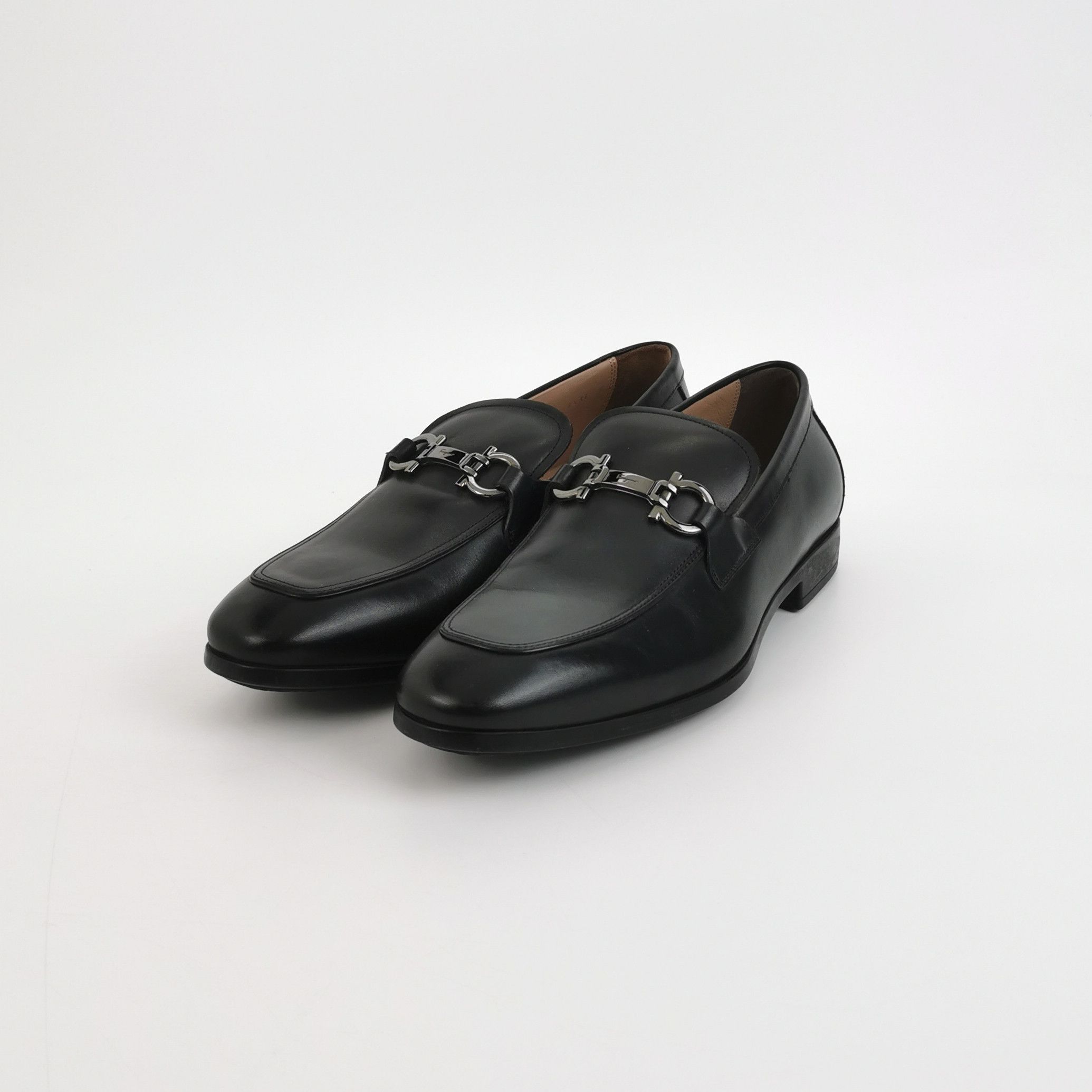 Salvatore Ferragamo Salvatore Ferragamo Gancini Leather Loafers 43.5 Size US 10 / EU 43 - 3 Thumbnail