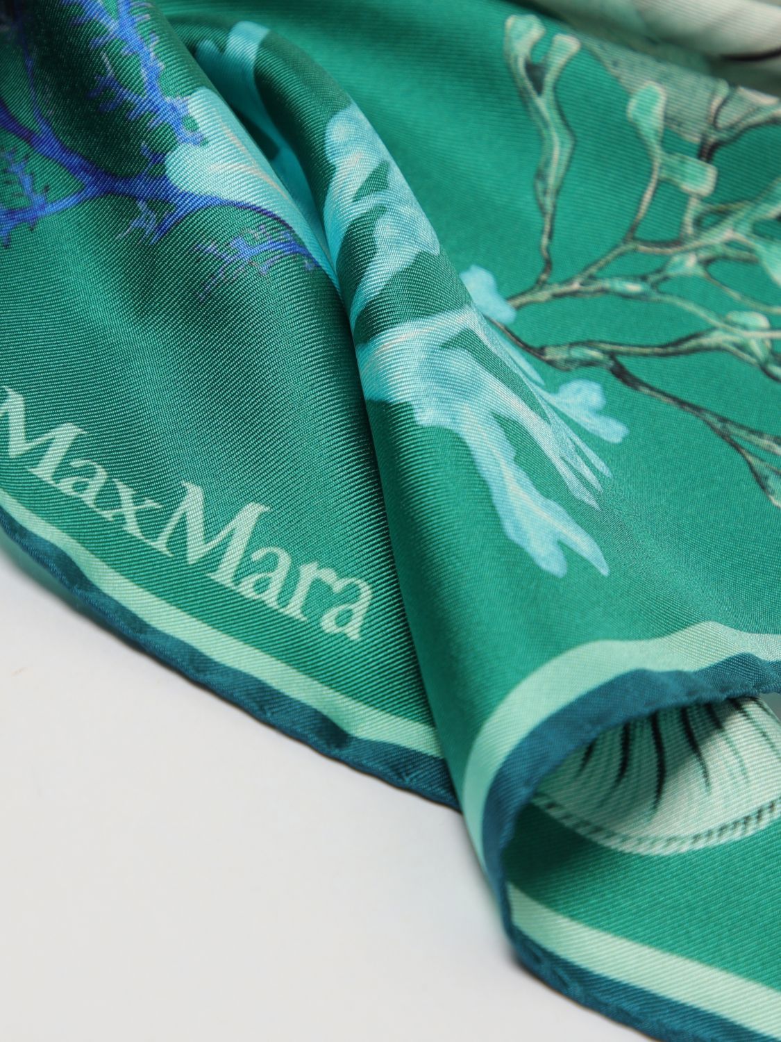 Max Mara Max Mara Neck Scarf Woman Green Size ONE SIZE - 3 Thumbnail