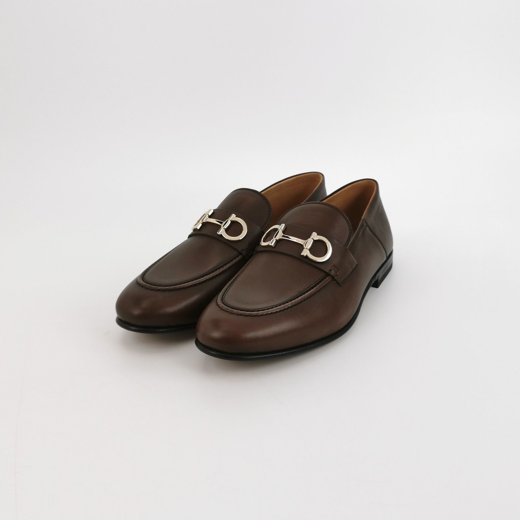 Salvatore Ferragamo Salvatore Ferragamo Gancini Leather Bit Loafers 7 Size US 8 / EU 41 - 3 Thumbnail