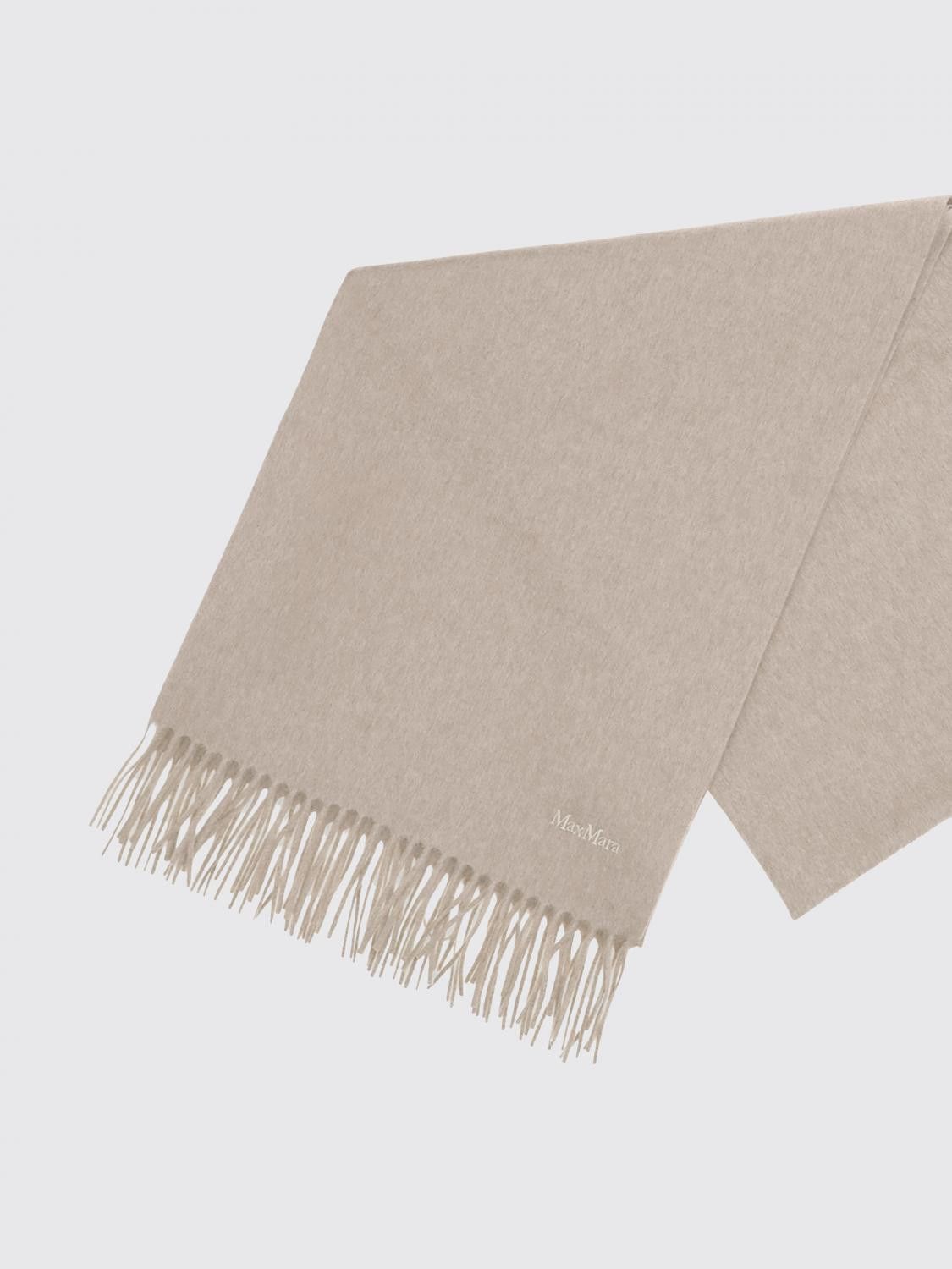 Max Mara Max Mara Scarf Woman Beige Size ONE SIZE - 3 Thumbnail