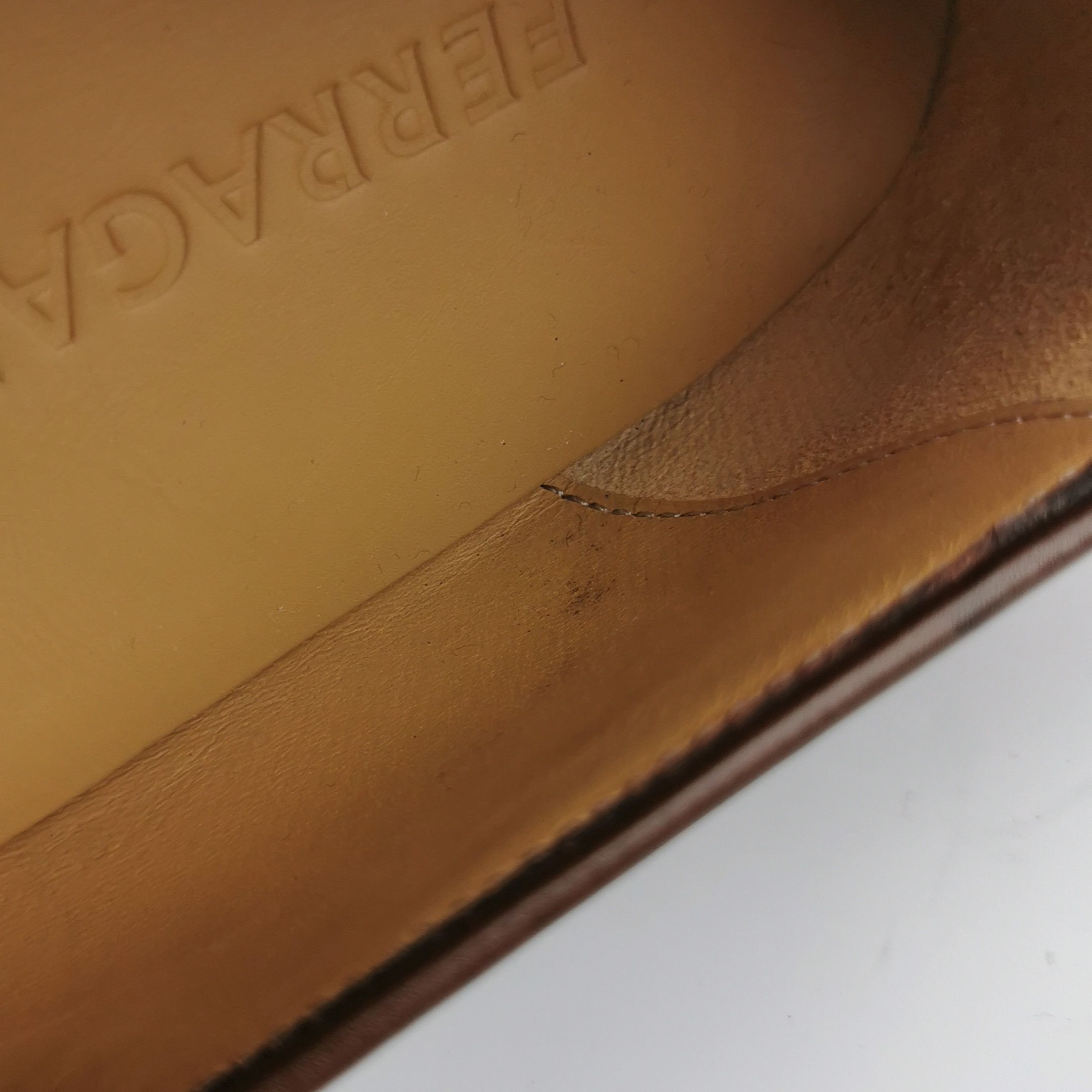 Salvatore Ferragamo Ferragamo Brown Leather Metal Logo Loafers 8 Size US 9 / EU 42 - 11 Thumbnail