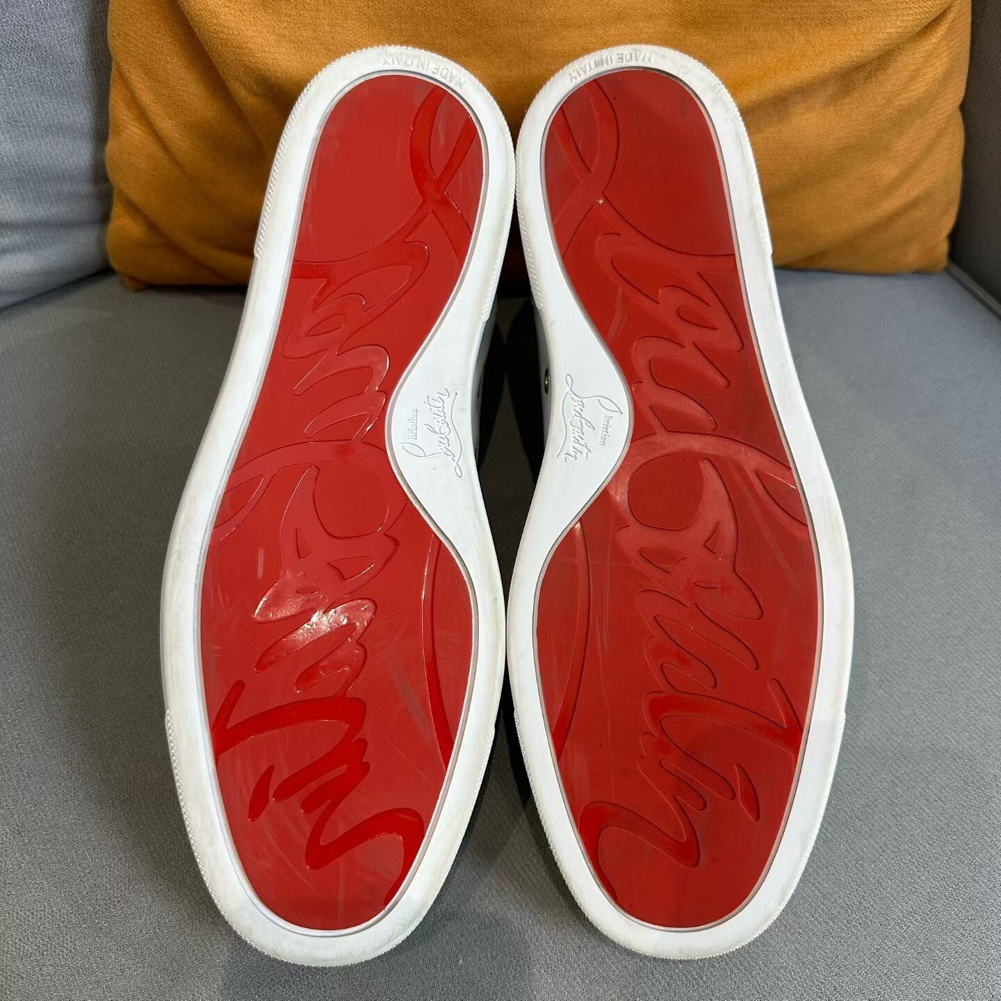 Christian Louboutin Christian Louboutin White Lowtop Sneakers 9 Men Size US 9 / EU 42 - 4 Thumbnail